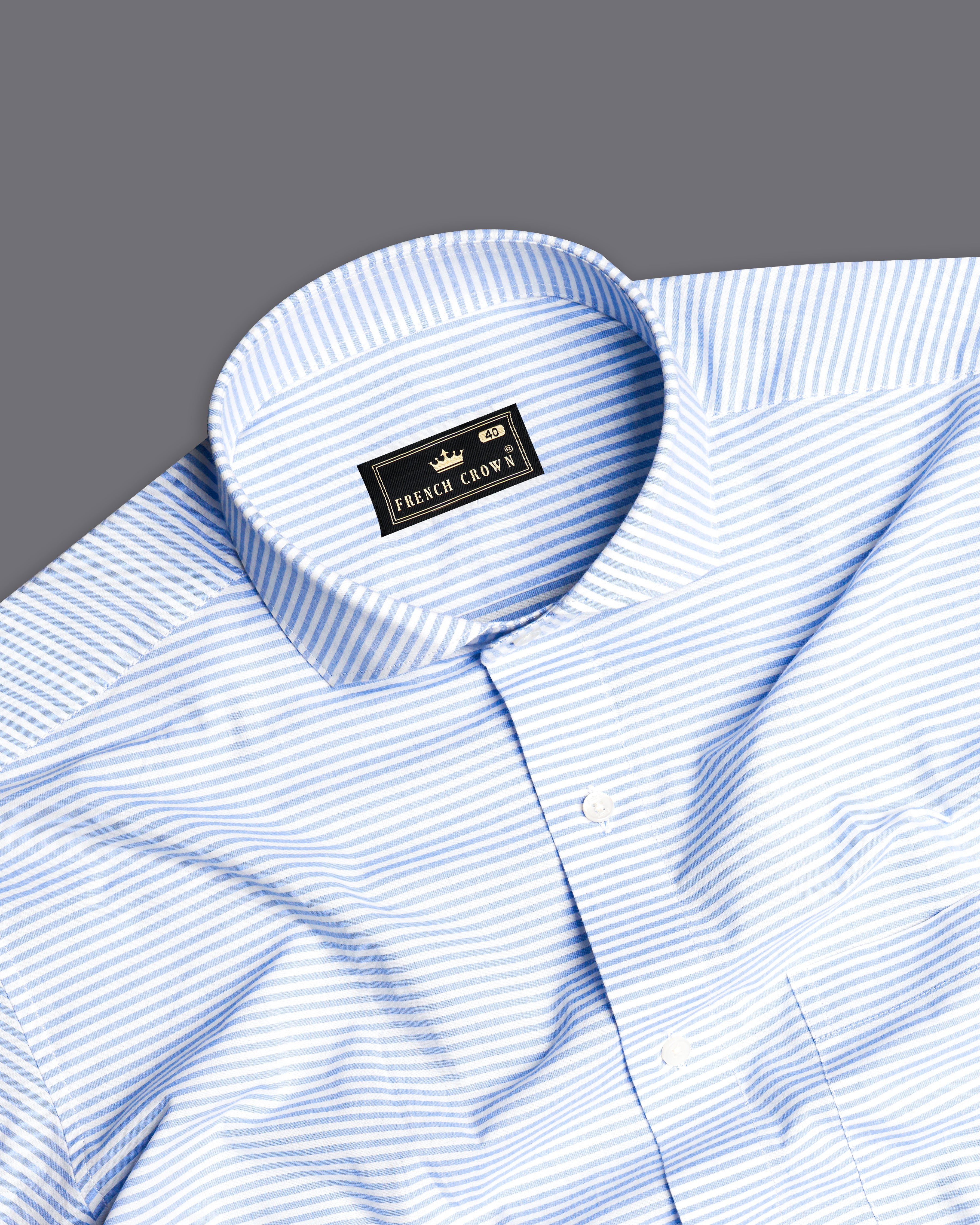 Danube Blue and White Striped Premium Cotton Shirt 9830-CA-38, 9830-CA-H-38, 9830-CA-39, 9830-CA-H-39, 9830-CA-40, 9830-CA-H-40, 9830-CA-42, 9830-CA-H-42, 9830-CA-44, 9830-CA-H-44, 9830-CA-46, 9830-CA-H-46, 9830-CA-48, 9830-CA-H-48, 9830-CA-50, 9830-CA-H-50, 9830-CA-52, 9830-CA-H-52