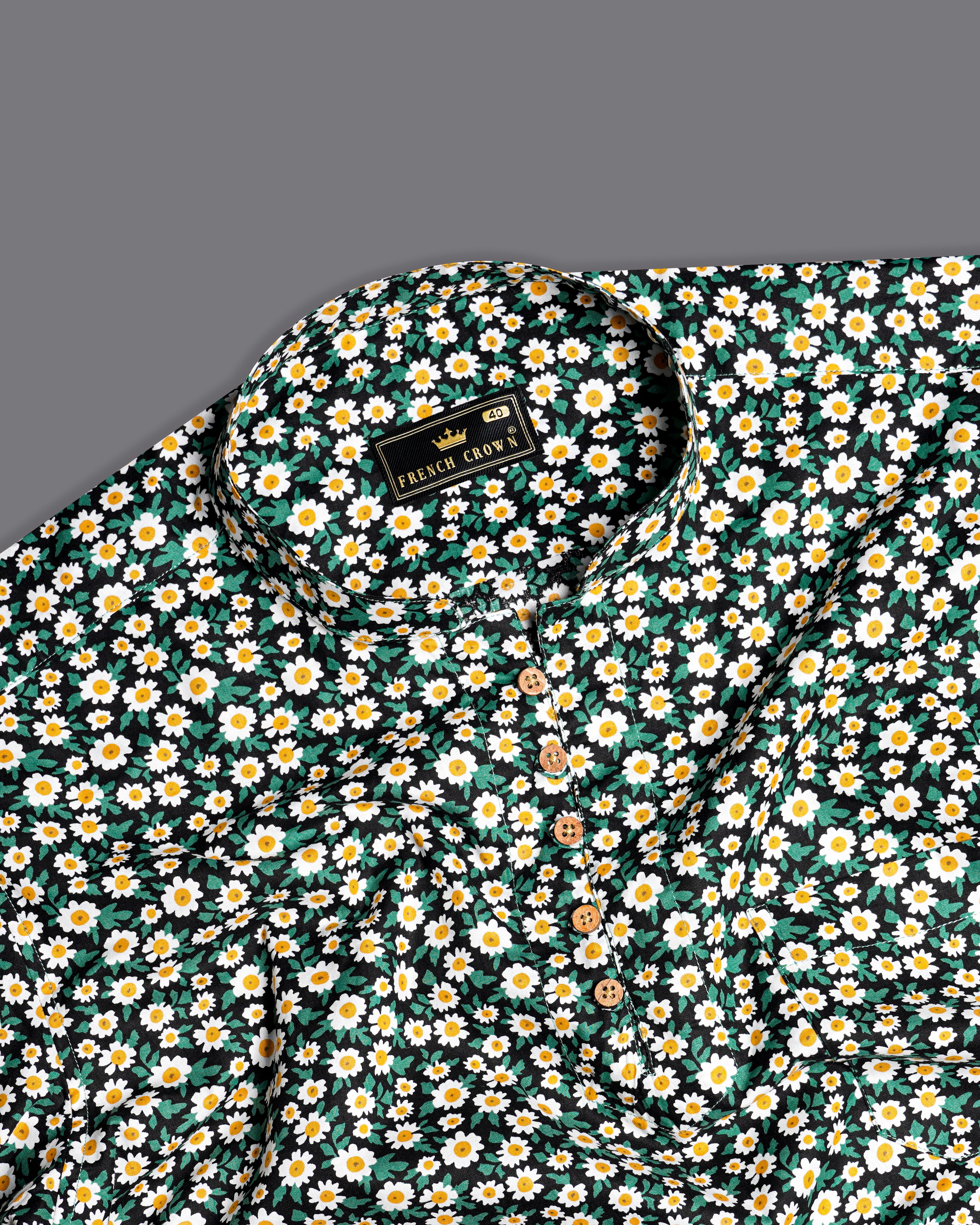 Jewel Green and White Multicolour Ditsy Printed Premium Cotton Kurta Shirt 9845-KS-38, 9845-KS-H-38, 9845-KS-39, 9845-KS-H-39, 9845-KS-40, 9845-KS-H-40, 9845-KS-42, 9845-KS-H-42, 9845-KS-44, 9845-KS-H-44, 9845-KS-46, 9845-KS-H-46, 9845-KS-48, 9845-KS-H-48, 9845-KS-50, 9845-KS-H-50, 9845-KS-52, 9845-KS-H-52