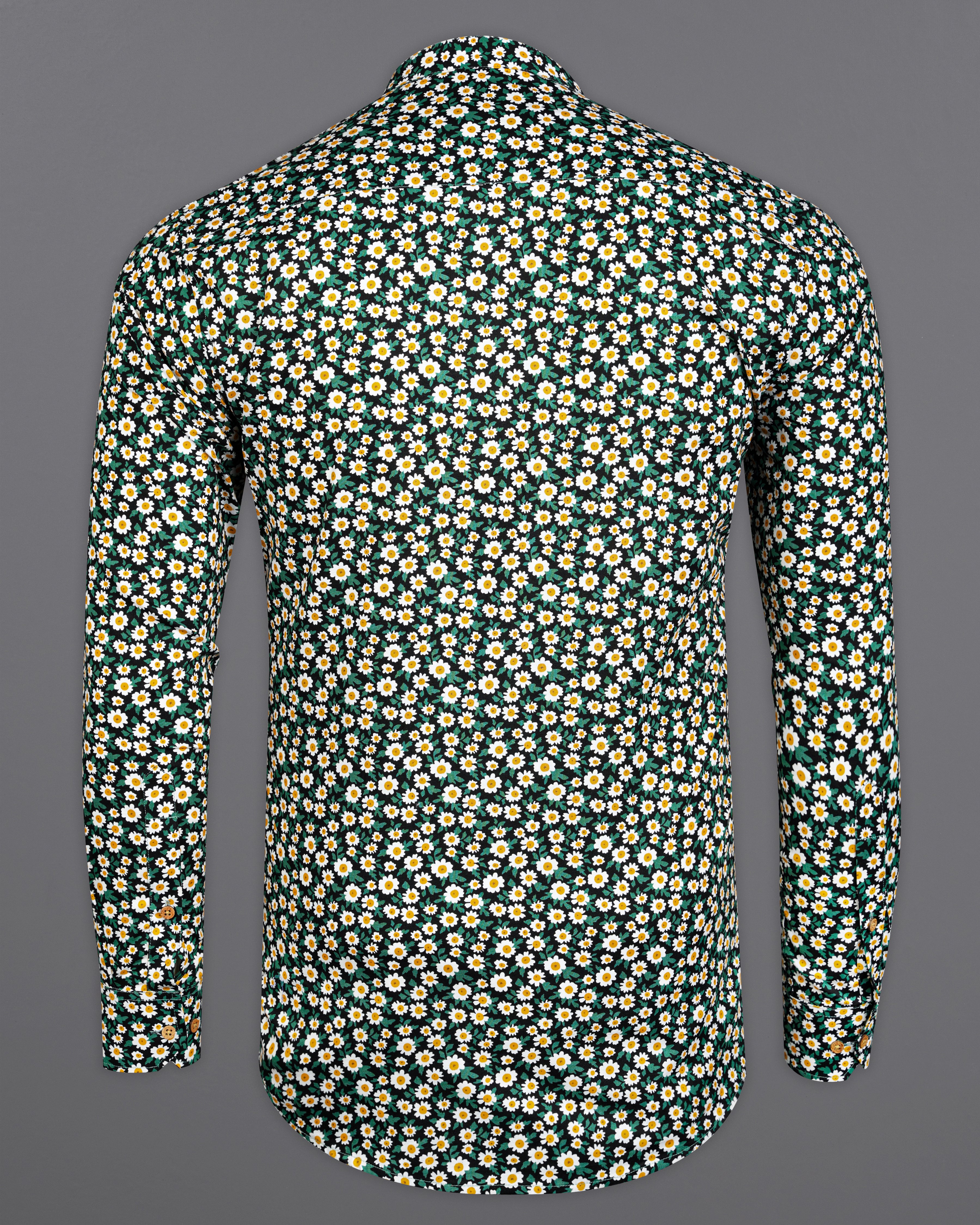 Jewel Green and White Multicolour Ditsy Printed Premium Cotton Kurta Shirt 9845-KS-38, 9845-KS-H-38, 9845-KS-39, 9845-KS-H-39, 9845-KS-40, 9845-KS-H-40, 9845-KS-42, 9845-KS-H-42, 9845-KS-44, 9845-KS-H-44, 9845-KS-46, 9845-KS-H-46, 9845-KS-48, 9845-KS-H-48, 9845-KS-50, 9845-KS-H-50, 9845-KS-52, 9845-KS-H-52