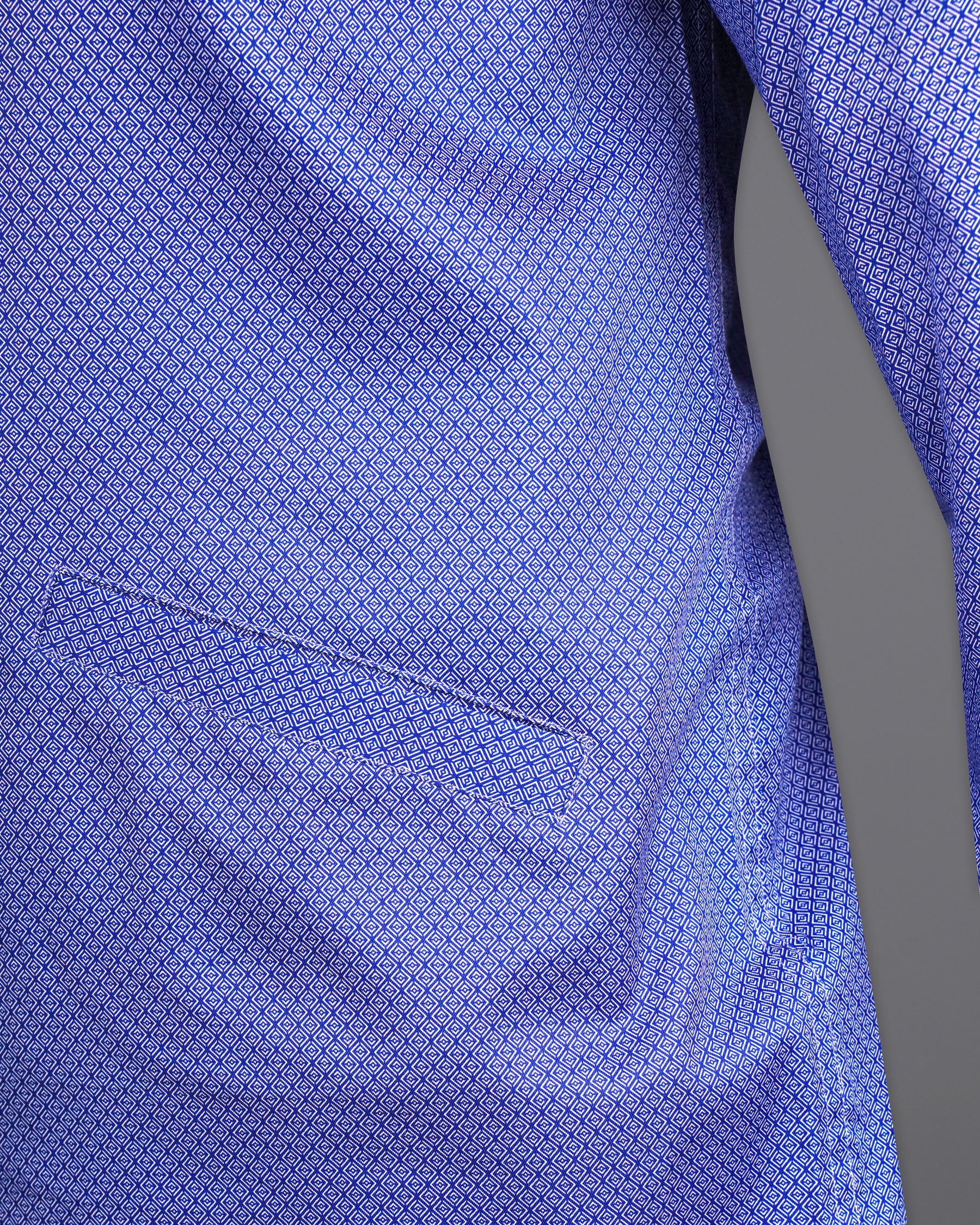 Dark Periwinkle Blue Geometric Printed Premium Cotton Designer Shirt 9851-P368-38, 9851-P368-H-38, 9851-P368-39, 9851-P368-H-39, 9851-P368-40, 9851-P368-H-40, 9851-P368-42, 9851-P368-H-42, 9851-P368-44, 9851-P368-H-44, 9851-P368-46, 9851-P368-H-46, 9851-P368-48, 9851-P368-H-48, 9851-P368-50, 9851-P368-H-50, 9851-P368-52, 9851-P368-H-52