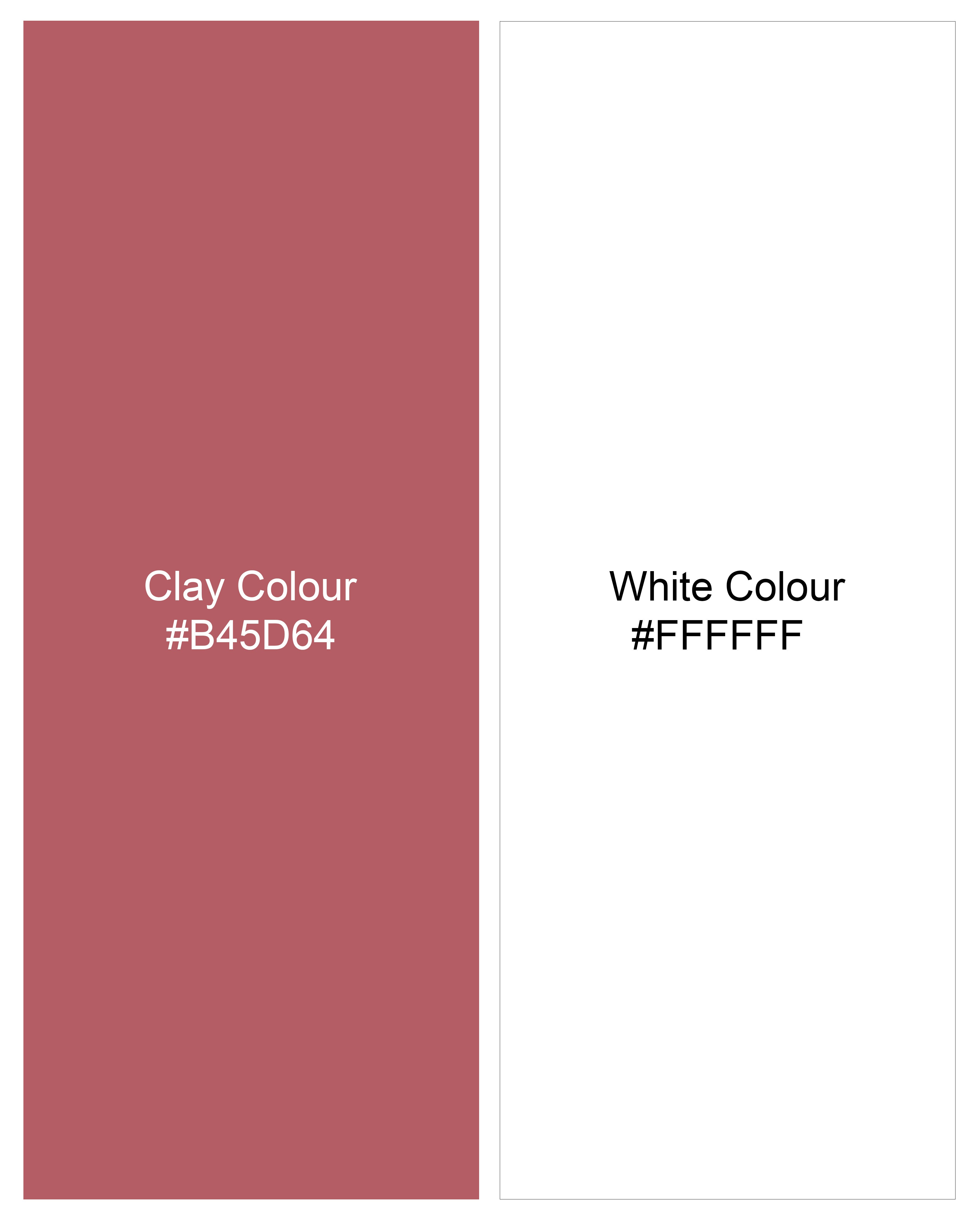 Clay Pink with White Textured Twill Premium Cotton Kurta Shirt 9874-KS-38, 9874-KS-H-38, 9874-KS-39, 9874-KS-H-39, 9874-KS-40, 9874-KS-H-40, 9874-KS-42, 9874-KS-H-42, 9874-KS-44, 9874-KS-H-44, 9874-KS-46, 9874-KS-H-46, 9874-KS-48, 9874-KS-H-48, 9874-KS-50, 9874-KS-H-50, 9874-KS-52, 9874-KS-H-52