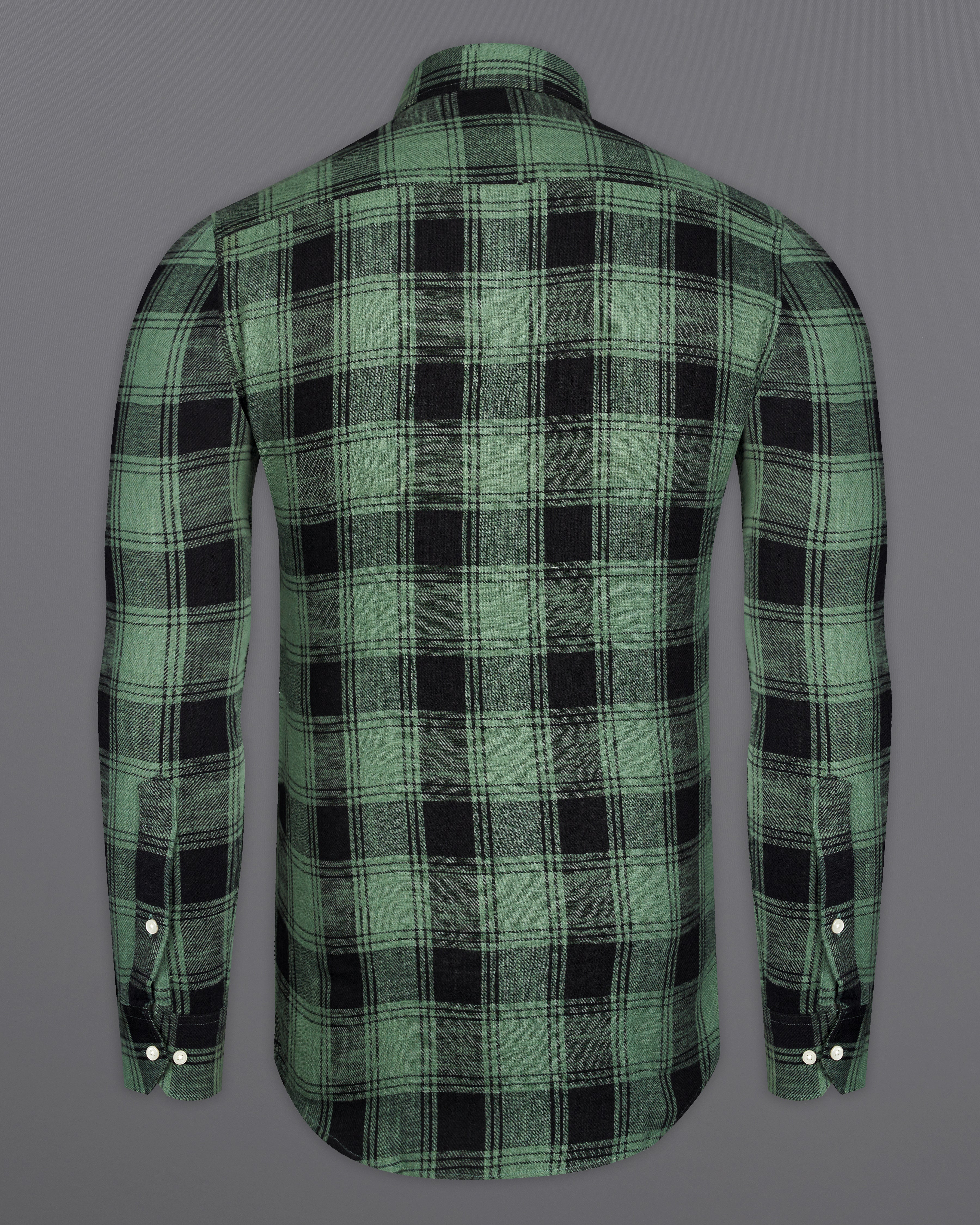 Oxley Green and Black Plaid Flannel Overshirt/Shacket 9883-OS-FP-38, 9883-OS-FP-H-38, 9883-OS-FP-39, 9883-OS-FP-H-39, 9883-OS-FP-40, 9883-OS-FP-H-40, 9883-OS-FP-42, 9883-OS-FP-H-42, 9883-OS-FP-44, 9883-OS-FP-H-44, 9883-OS-FP-46, 9883-OS-FP-H-46, 9883-OS-FP-48, 9883-OS-FP-H-48, 9883-OS-FP-50, 9883-OS-FP-H-50, 9883-OS-FP-52, 9883-OS-FP-H-52
