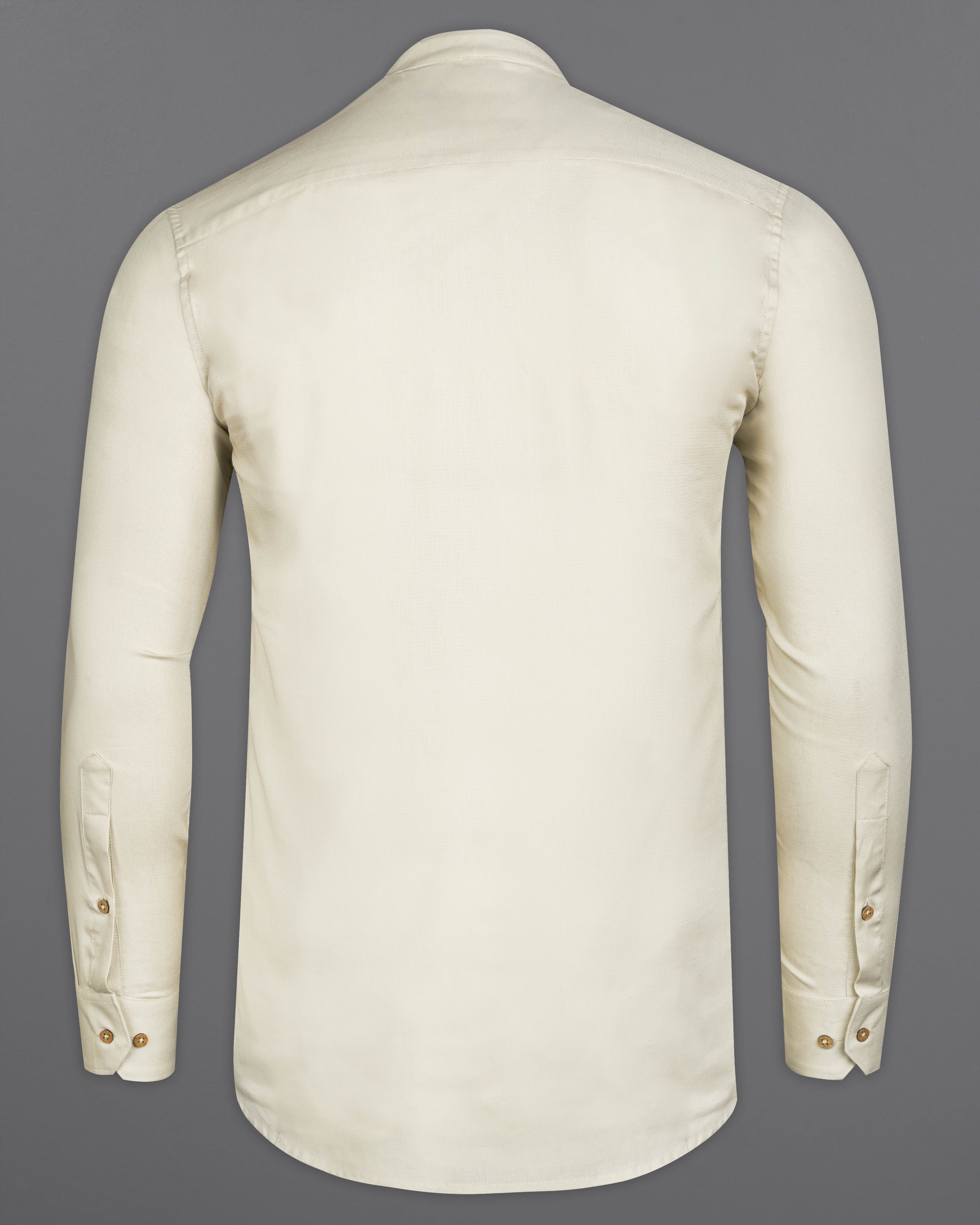 Eggshell Cream Dobby Textured Premium Giza Cotton Kurta Shirt 9894-KS-38, 9894-KS-H-38, 9894-KS-39, 9894-KS-H-39, 9894-KS-40, 9894-KS-H-40, 9894-KS-42, 9894-KS-H-42, 9894-KS-44, 9894-KS-H-44, 9894-KS-46, 9894-KS-H-46, 9894-KS-48, 9894-KS-H-48, 9894-KS-50, 9894-KS-H-50, 9894-KS-52, 9894-KS-H-52