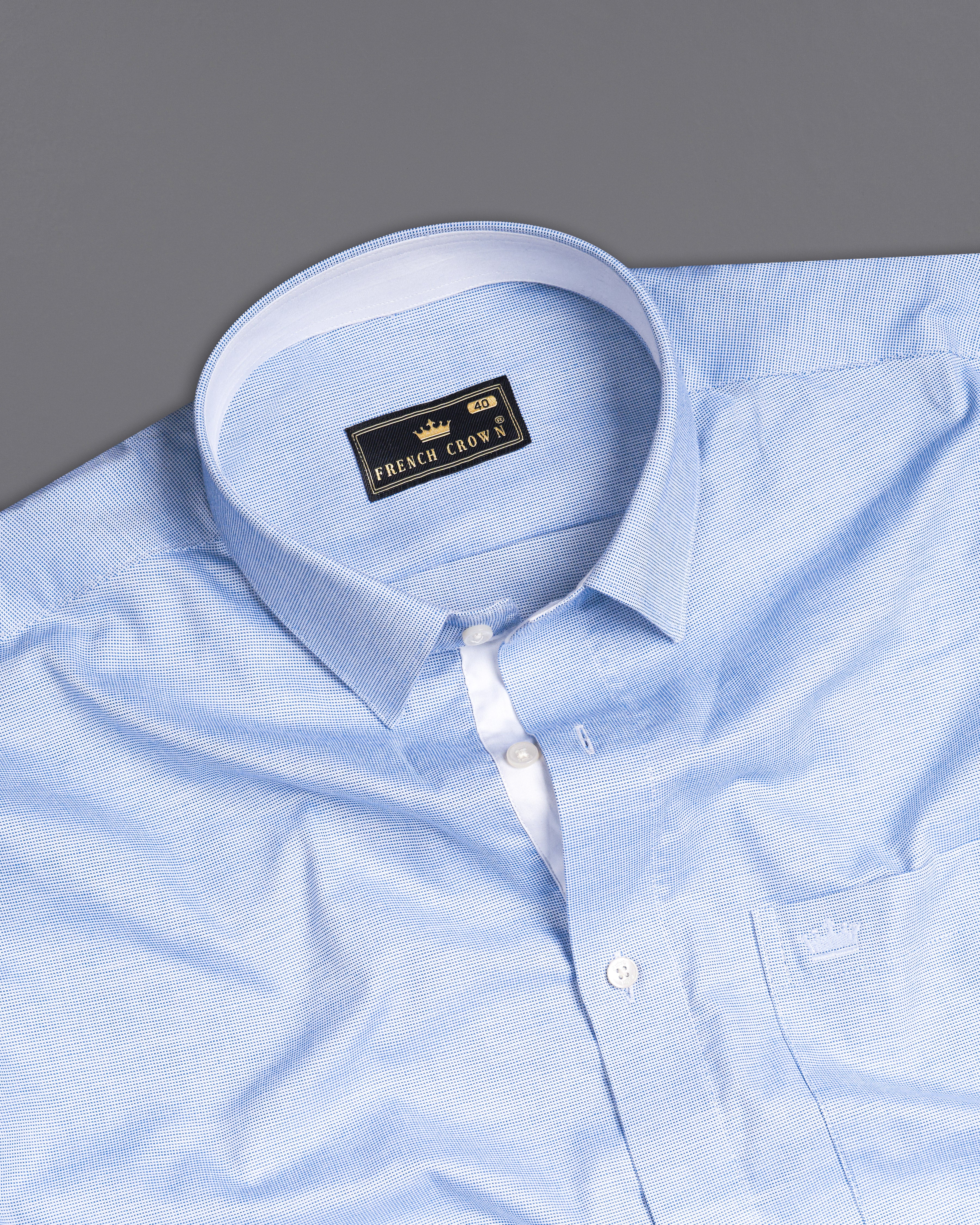 Periwinkle Blue Dobby Textured Premium Giza Cotton Shirt 9905-CLOTH-P-38, 9905-CLOTH-P-H-38, 9905-CLOTH-P-39, 9905-CLOTH-P-H-39, 9905-CLOTH-P-40, 9905-CLOTH-P-H-40, 9905-CLOTH-P-42, 9905-CLOTH-P-H-42, 9905-CLOTH-P-44, 9905-CLOTH-P-H-44, 9905-CLOTH-P-46, 9905-CLOTH-P-H-46, 9905-CLOTH-P-48, 9905-CLOTH-P-H-48, 9905-CLOTH-P-50, 9905-CLOTH-P-H-50, 9905-CLOTH-P-52, 9905-CLOTH-P-H-52