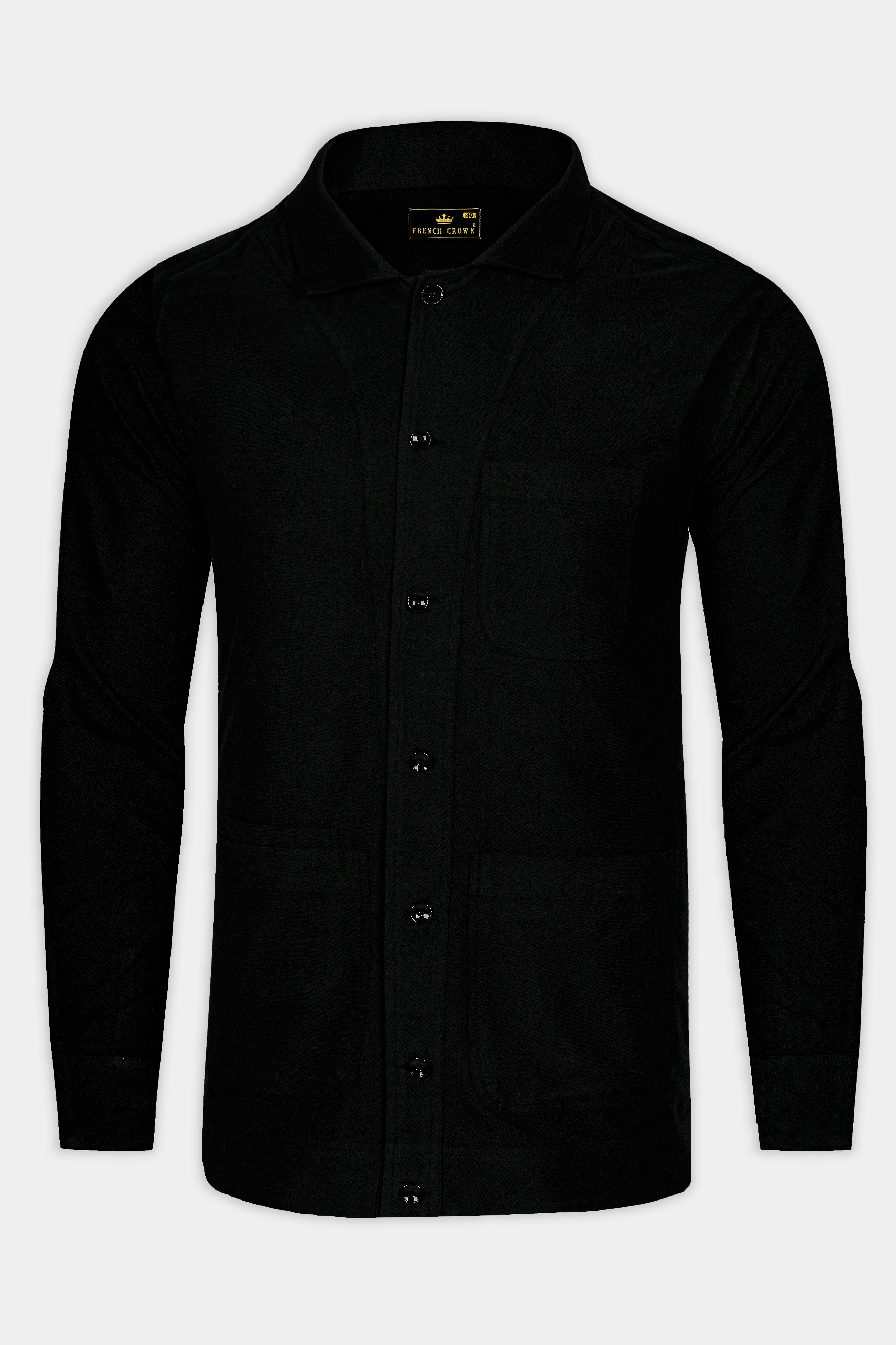 Jade Black Royal Oxford Designer Shirt