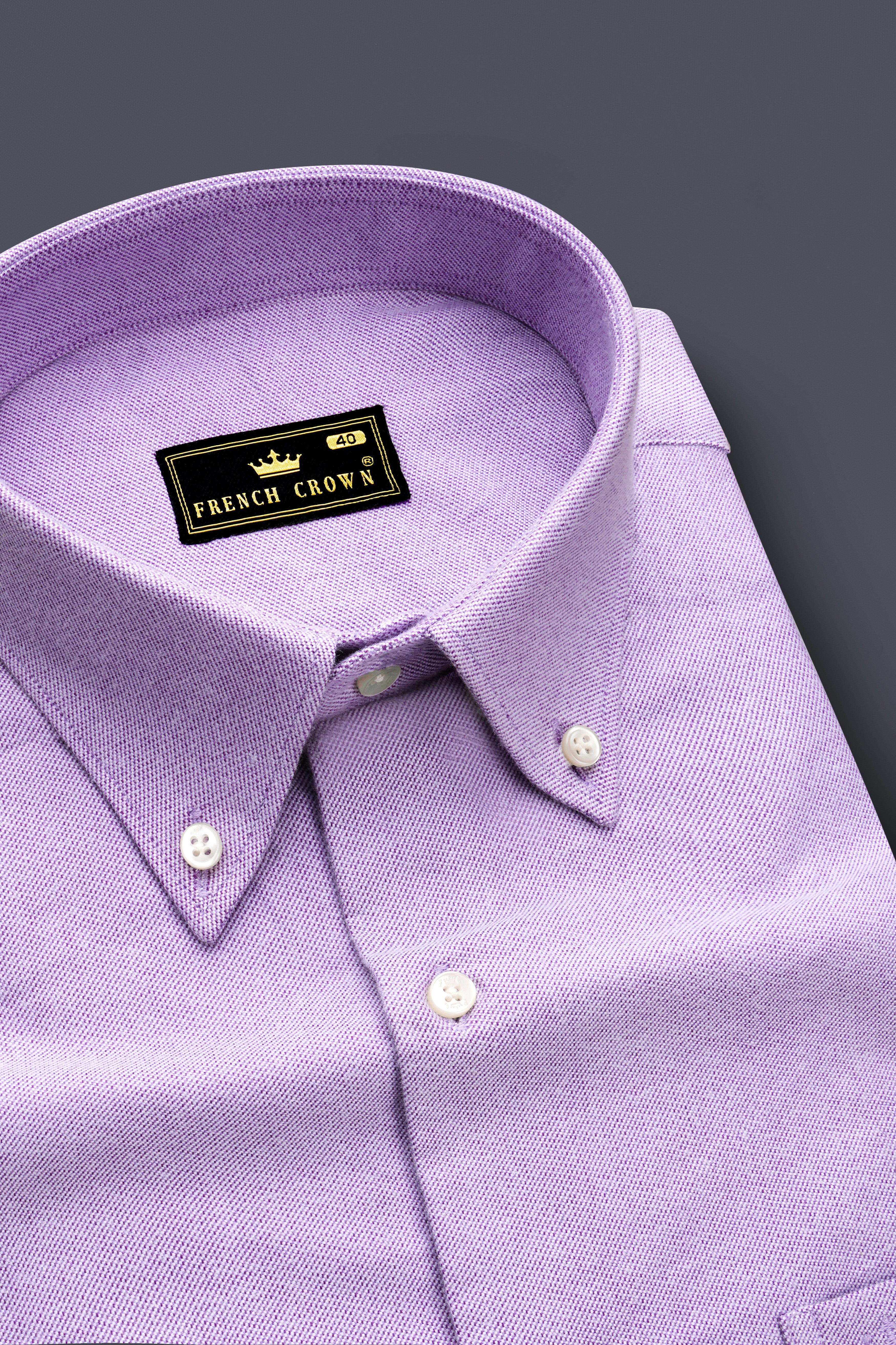 Wisteria Purple Royal Oxford Overshirt/Shacket