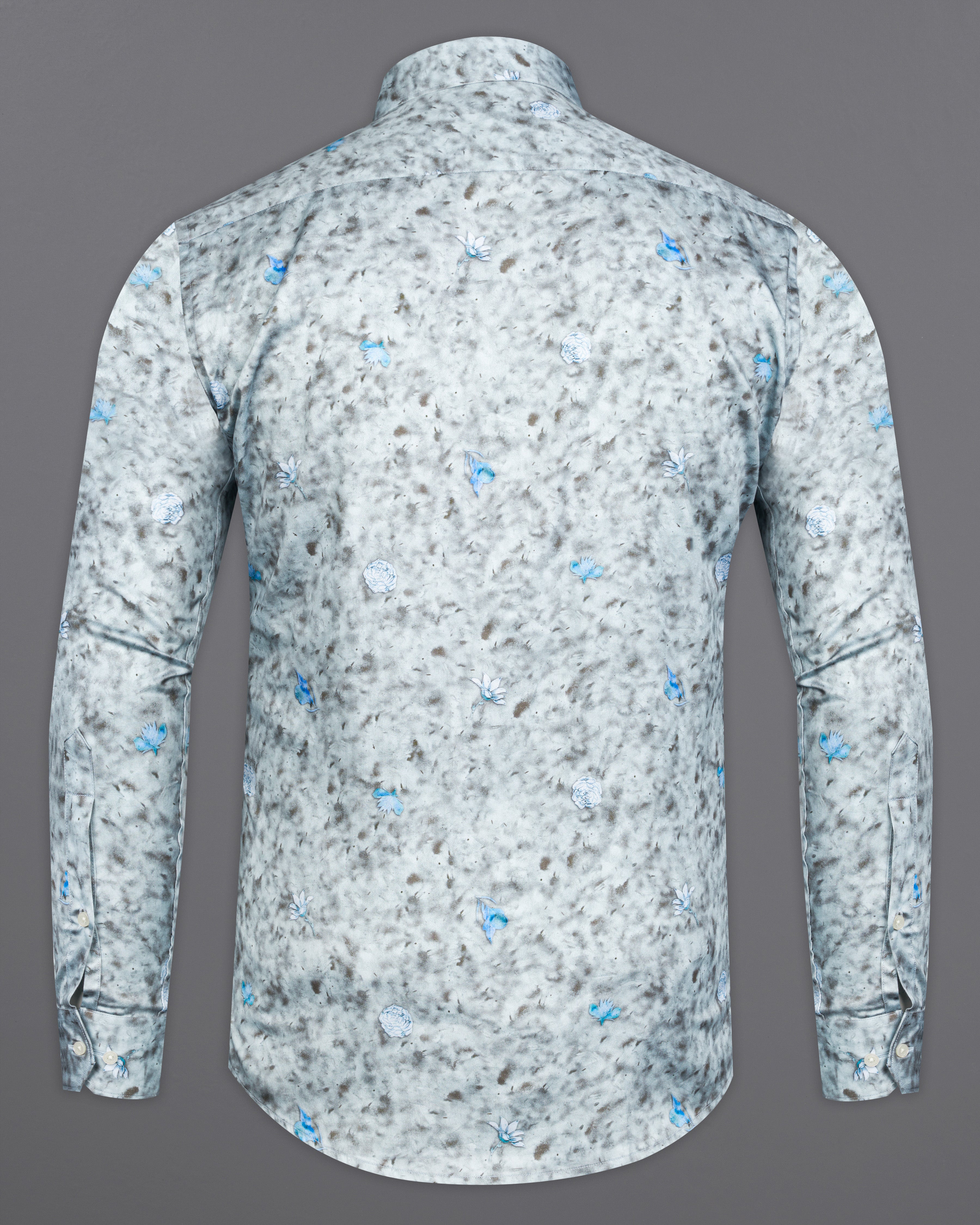 Botticelli Gray Printed Super Soft Premium Cotton Shirt 9982-38, 9982-H-38, 9982-39, 9982-H-39, 9982-40, 9982-H-40, 9982-42, 9982-H-42, 9982-44, 9982-H-44, 9982-46, 9982-H-46, 9982-48, 9982-H-48, 9982-50, 9982-H-50, 9982-52, 9982-H-52