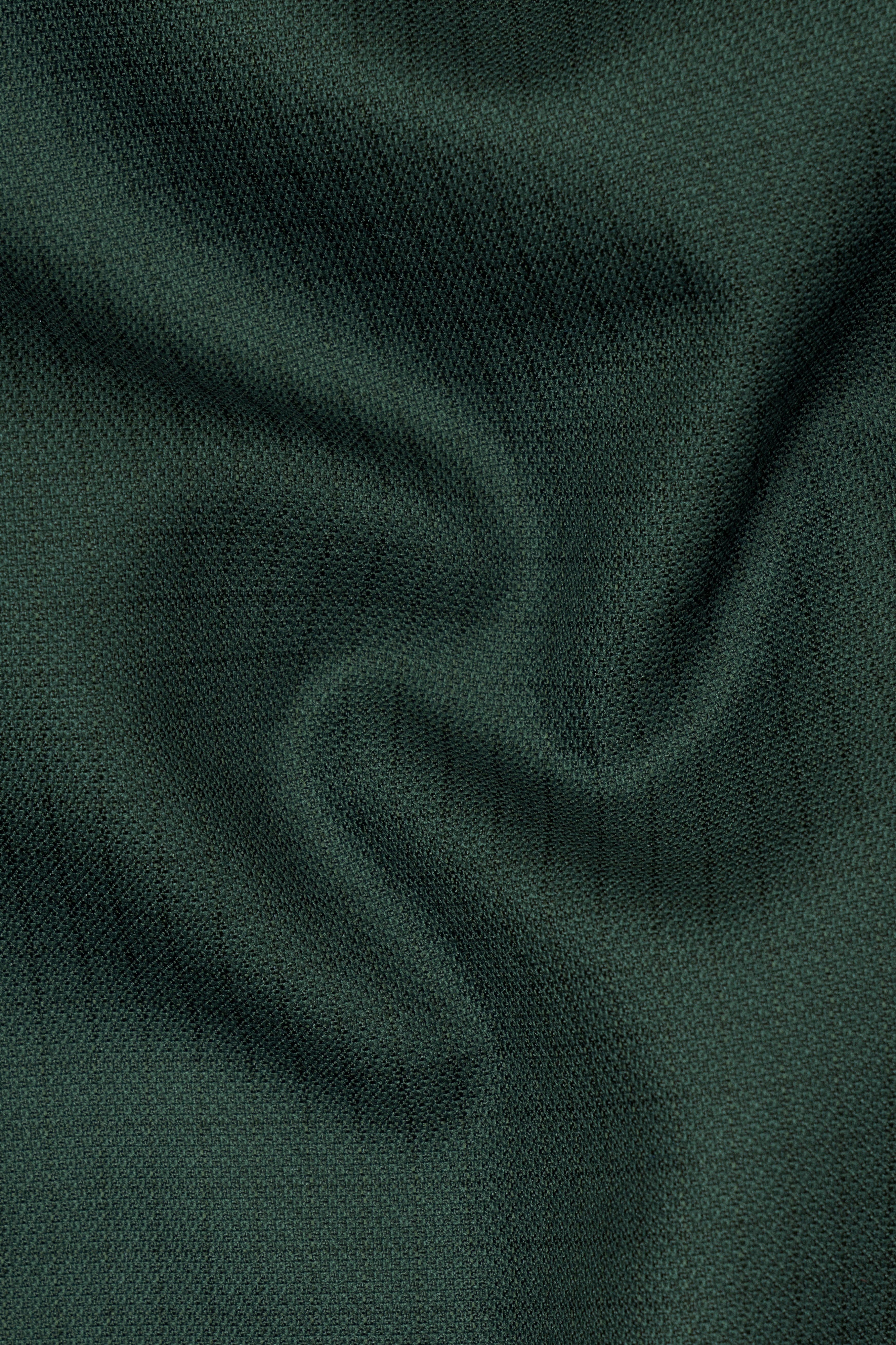 Everglade Green Micro Checkered Wool Rich Blazer