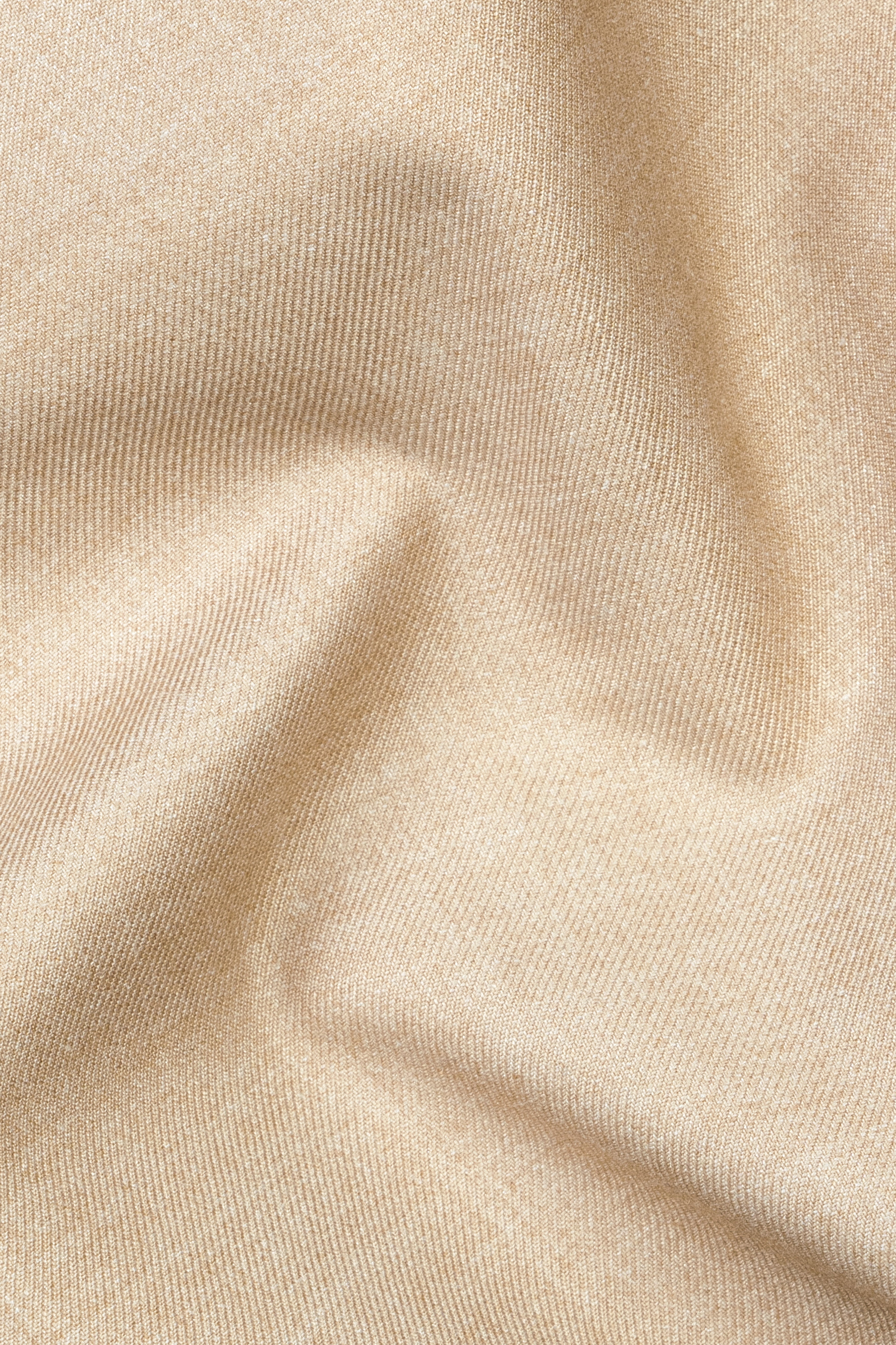 Vanilla Cream Wool Blend Single Breasted Blazer