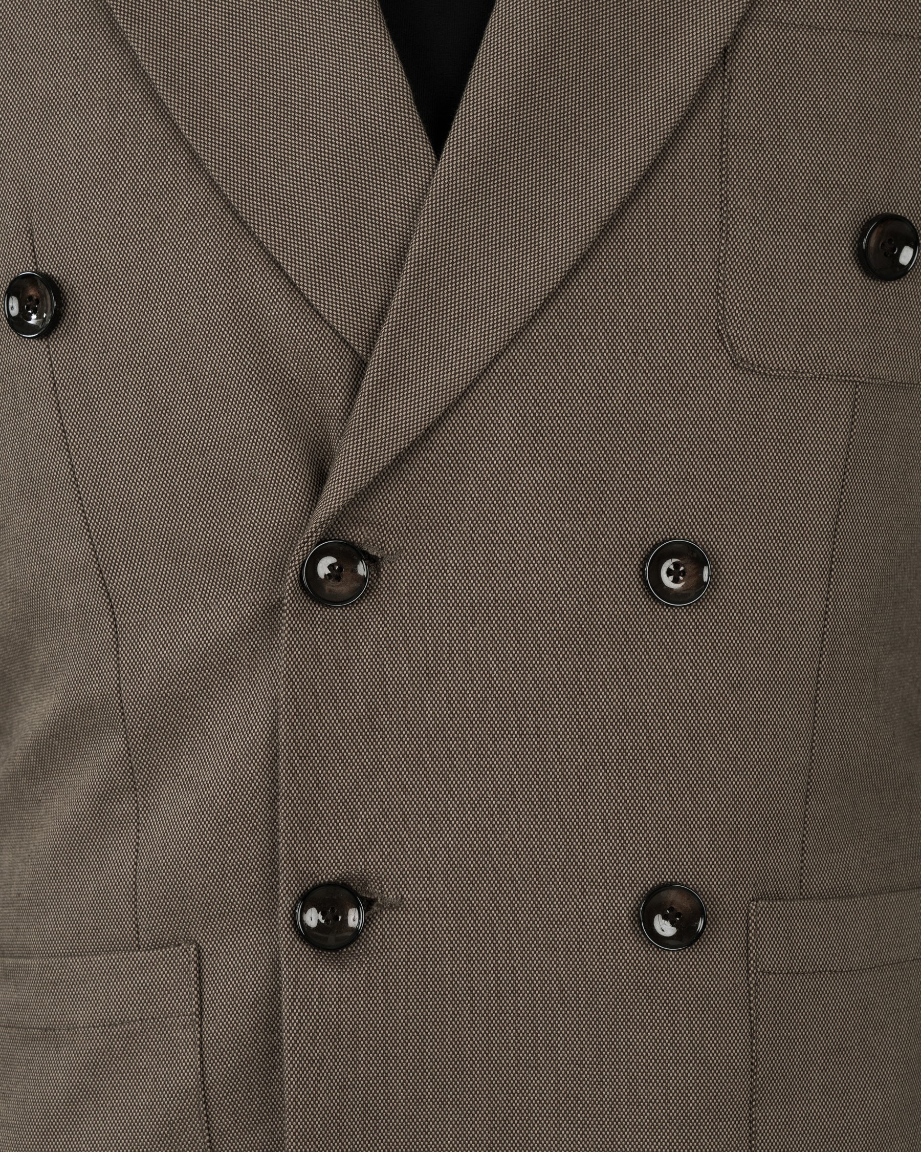 Stonewall with Zeus Brown Double Breasted Premium Cotton Sports Blazer