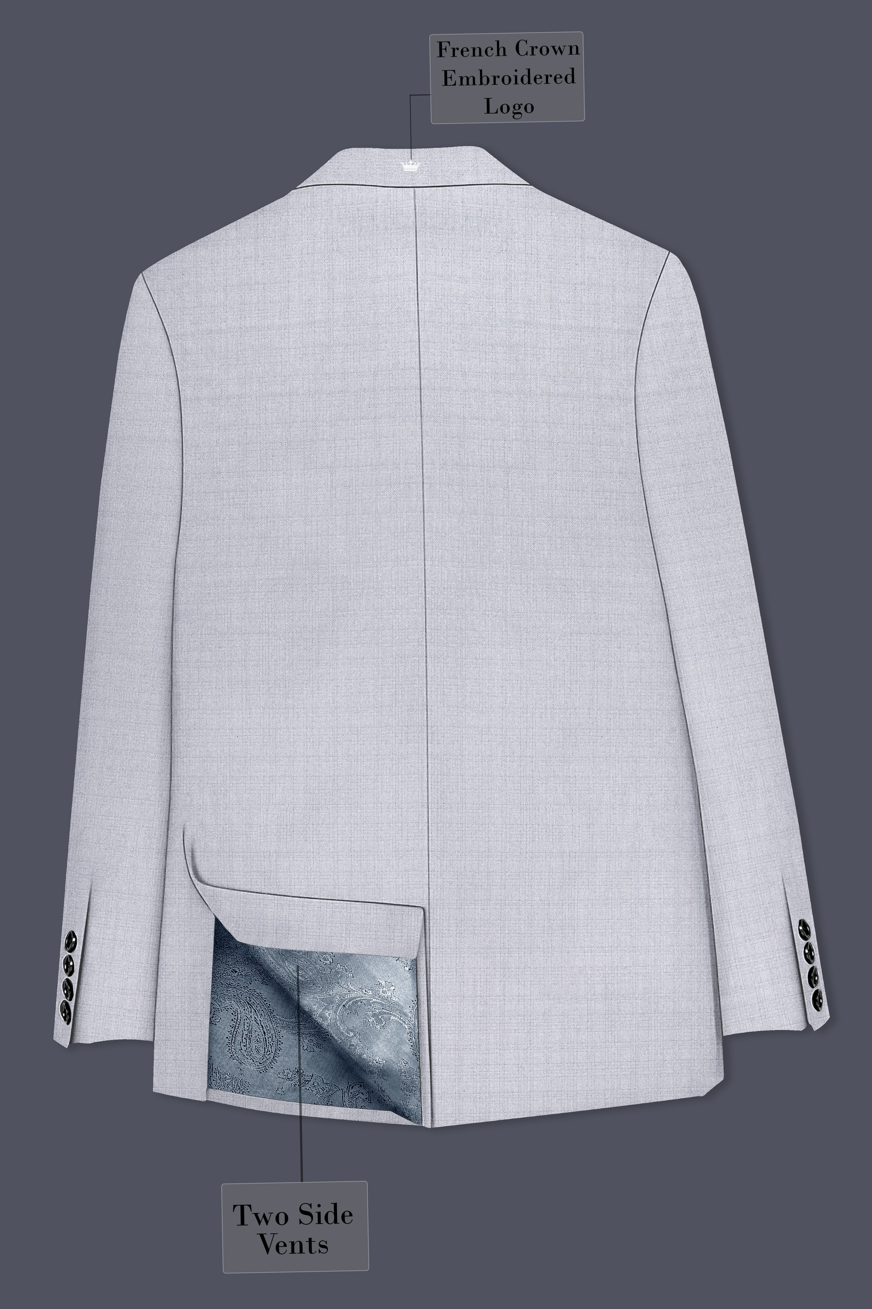 Spun Pearl Wool Rich Blazer