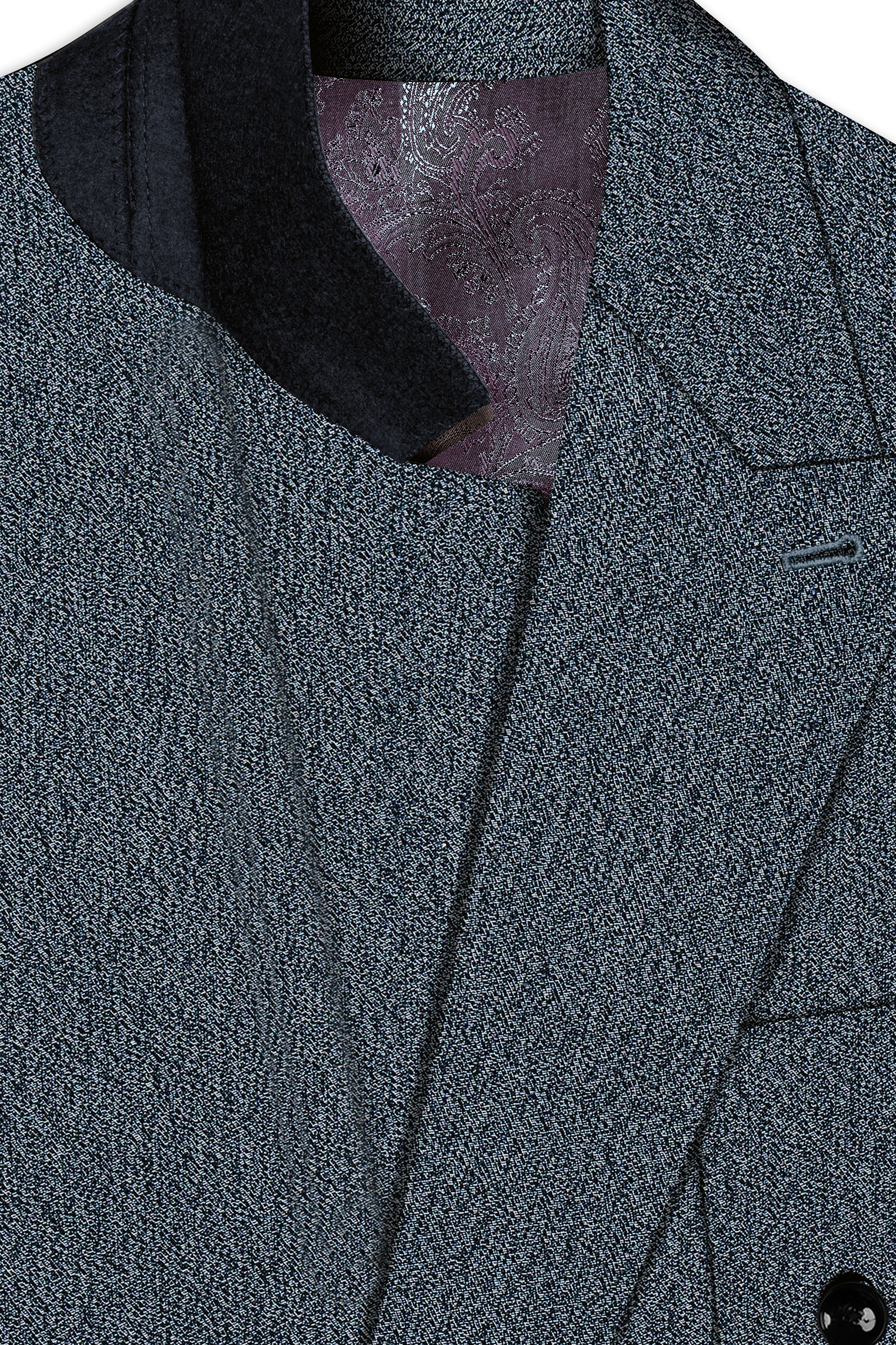 Oslo Gray Double Breasted Premium Cotton Sports Blazer