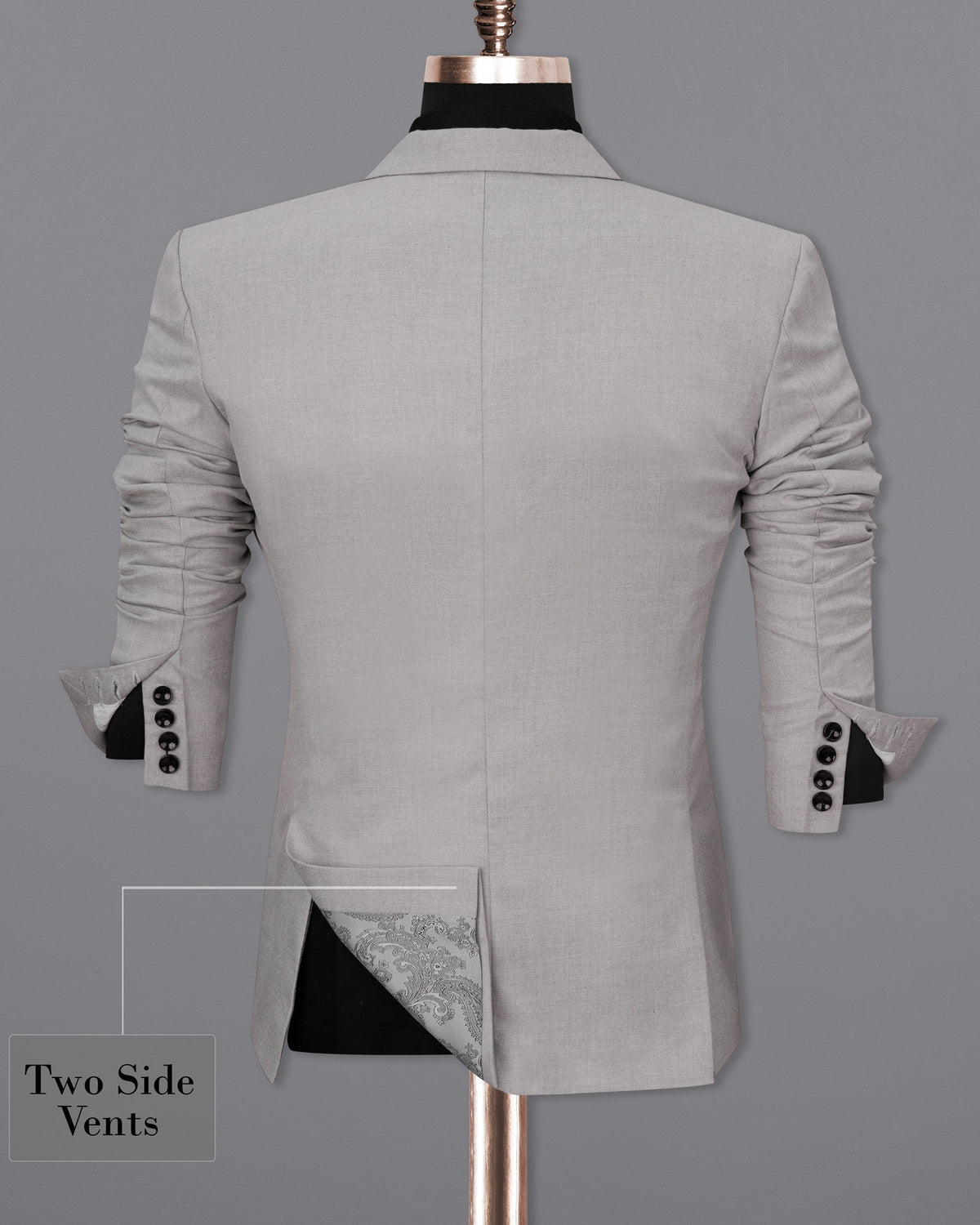 Nobel Gray Single Breasted Blazer