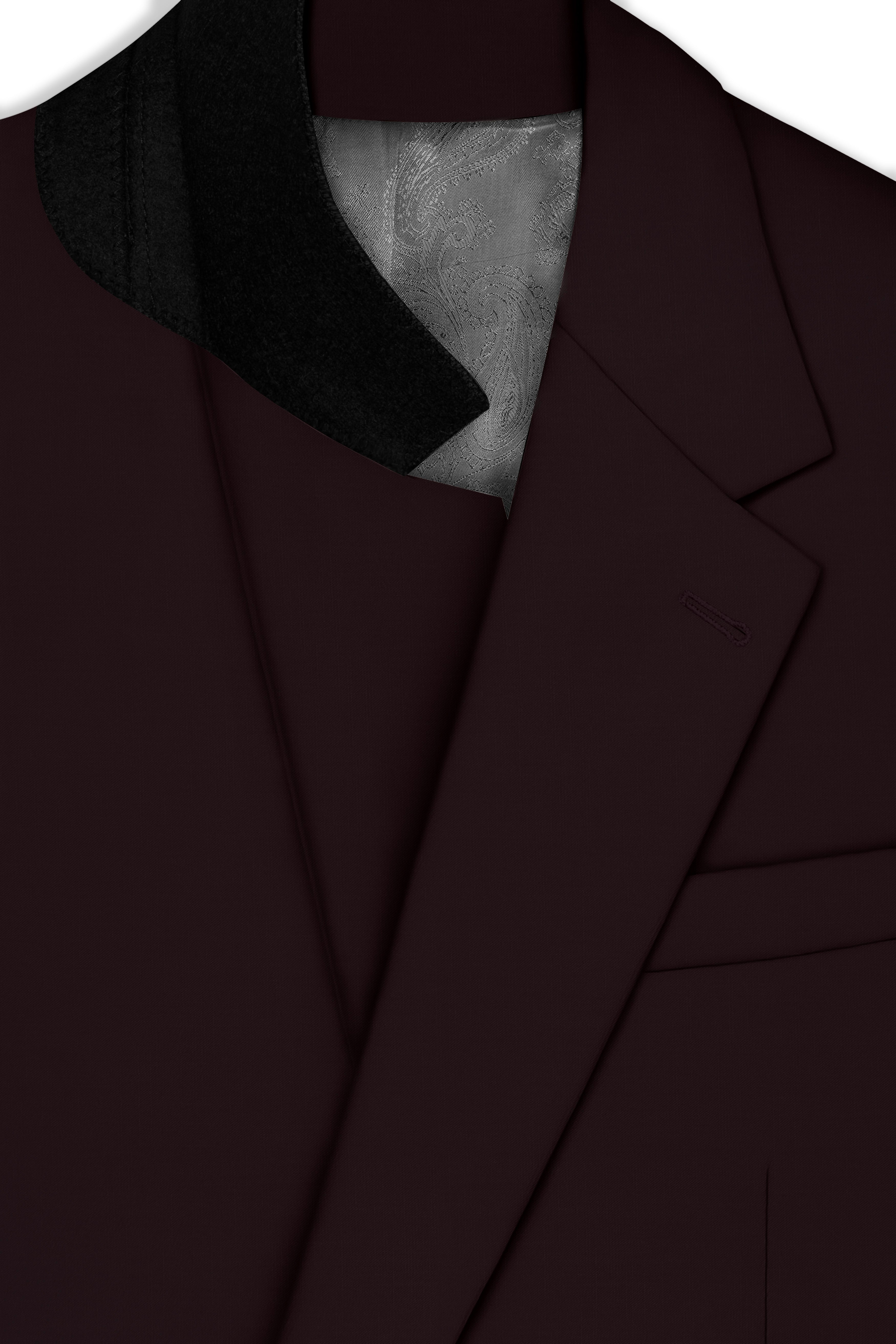 Bistre Brown Single Breasted Blazer