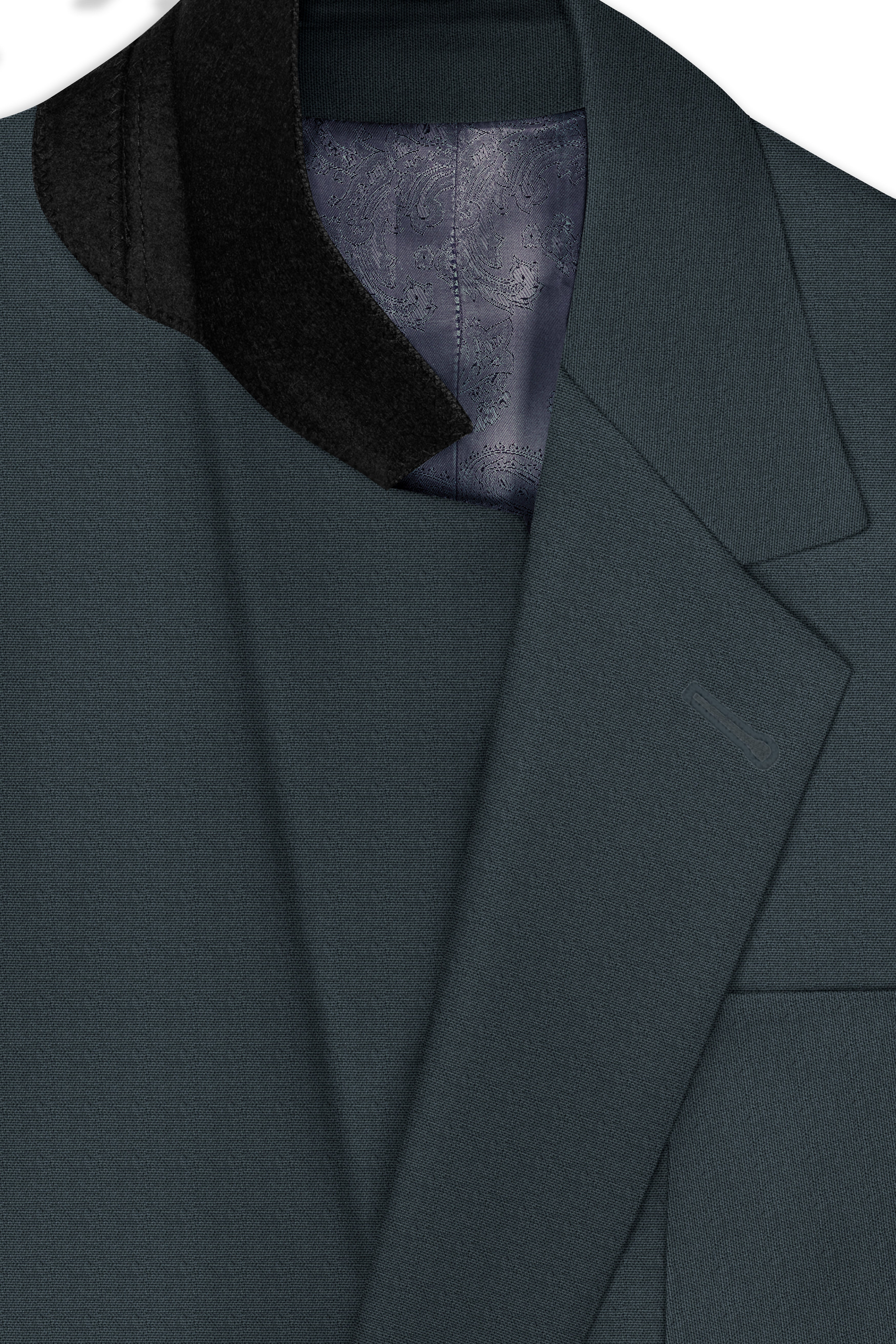 Limed Spruce Grey Single Breasted Sports Premium Cotton Blazer