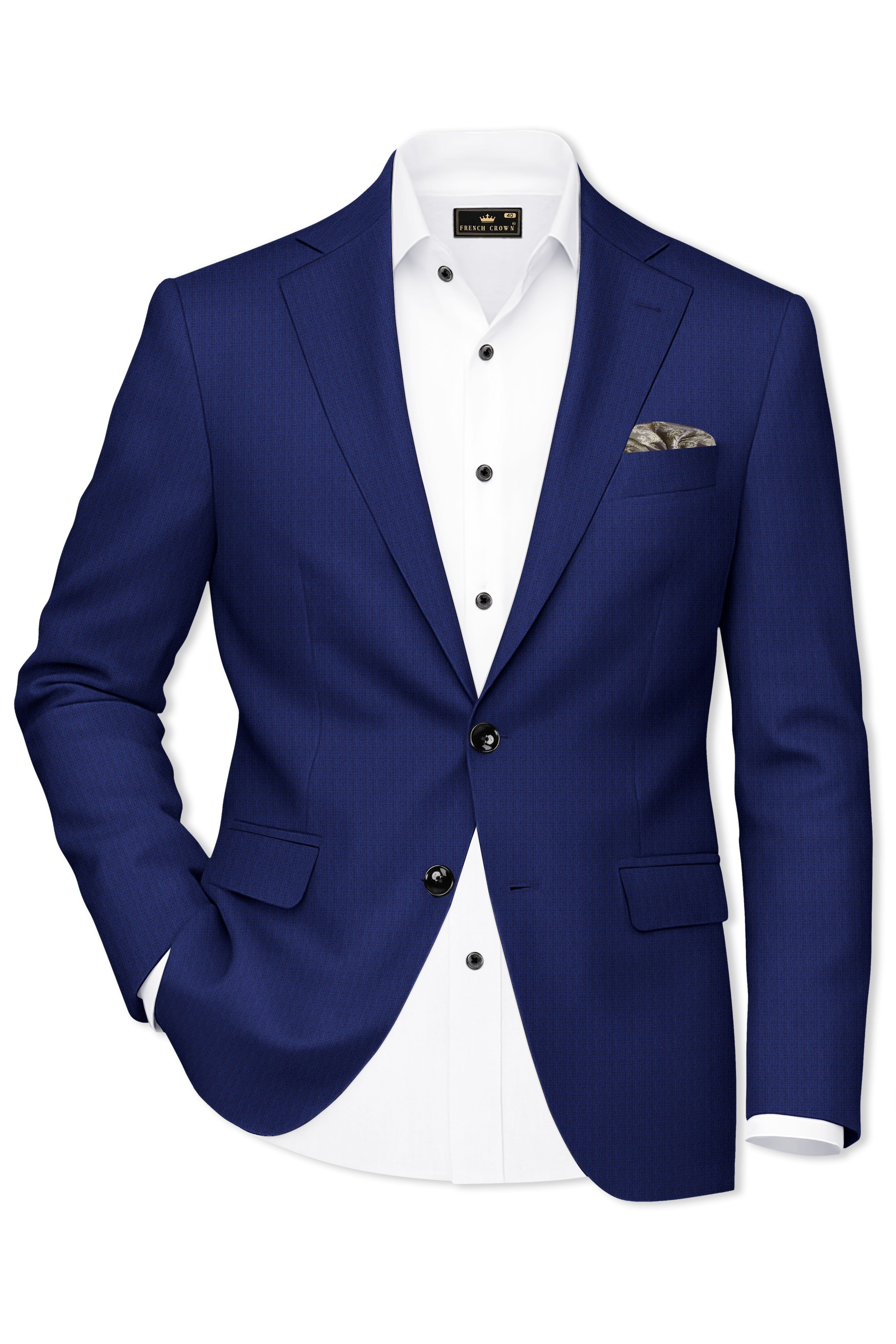 Rhino Blue Single Breasted Blazer