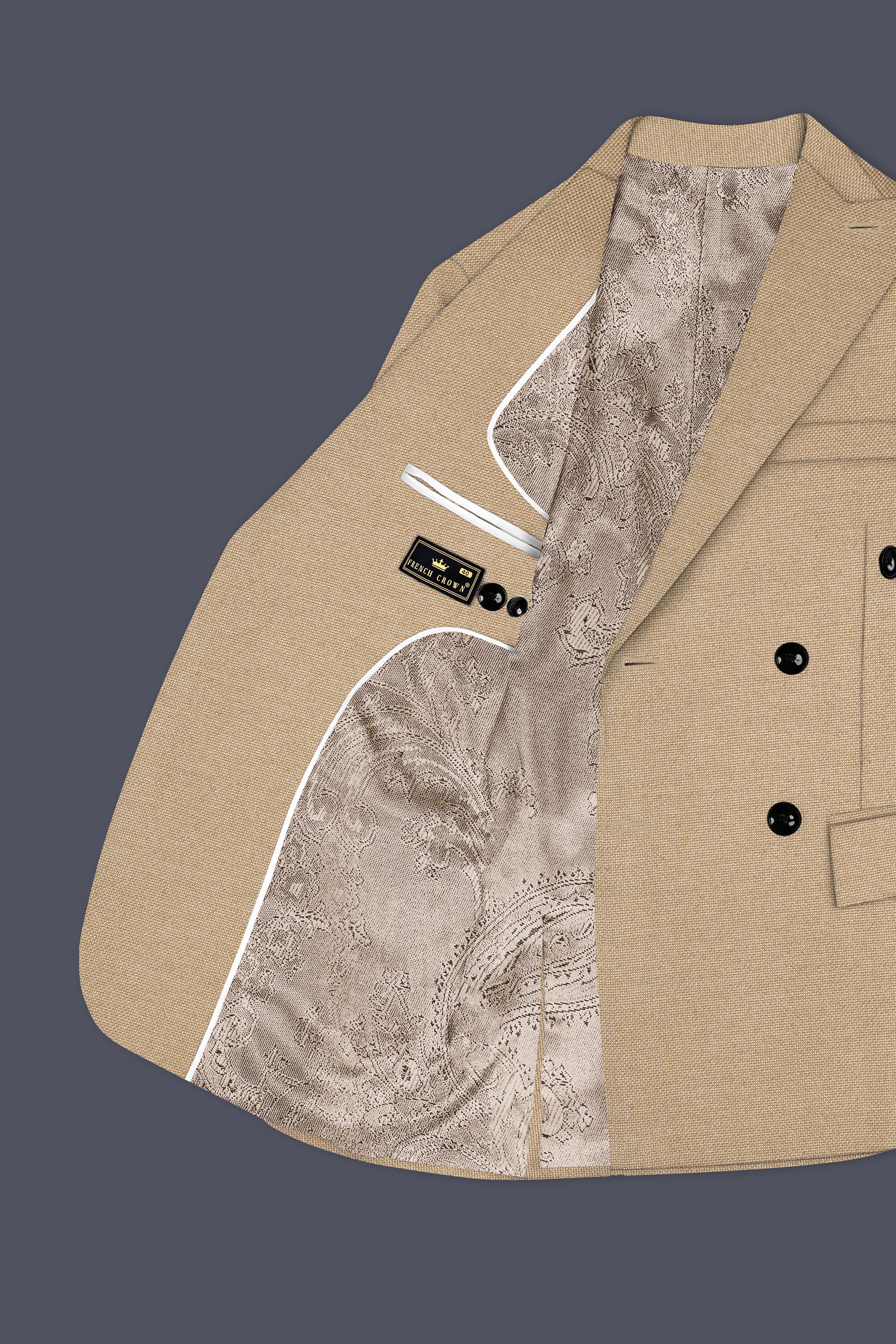 Tallow Brown Double Breasted Blazer