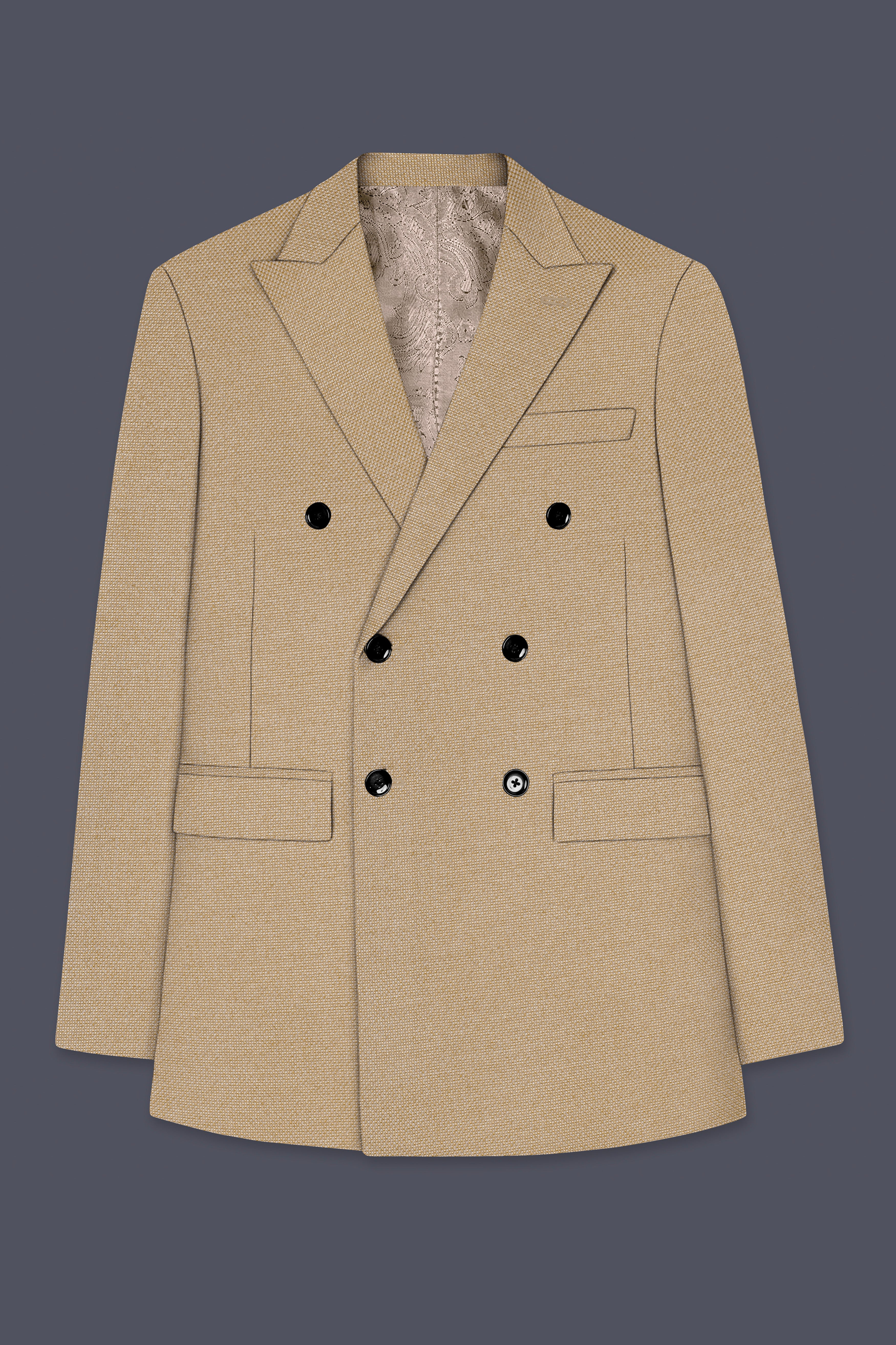 Tallow Brown Double Breasted Blazer