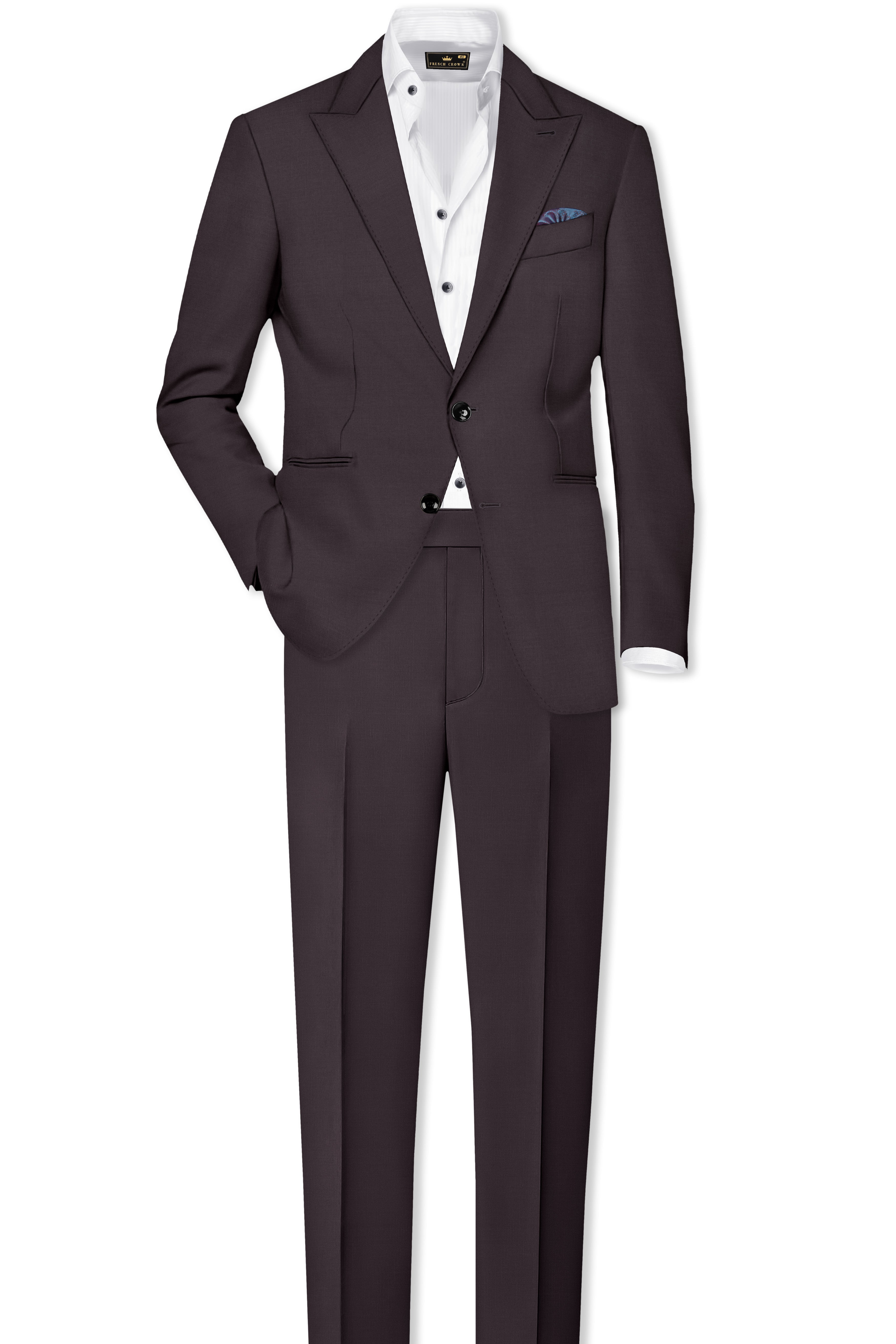 Thunder Steel Gray Single Breasted Blazer