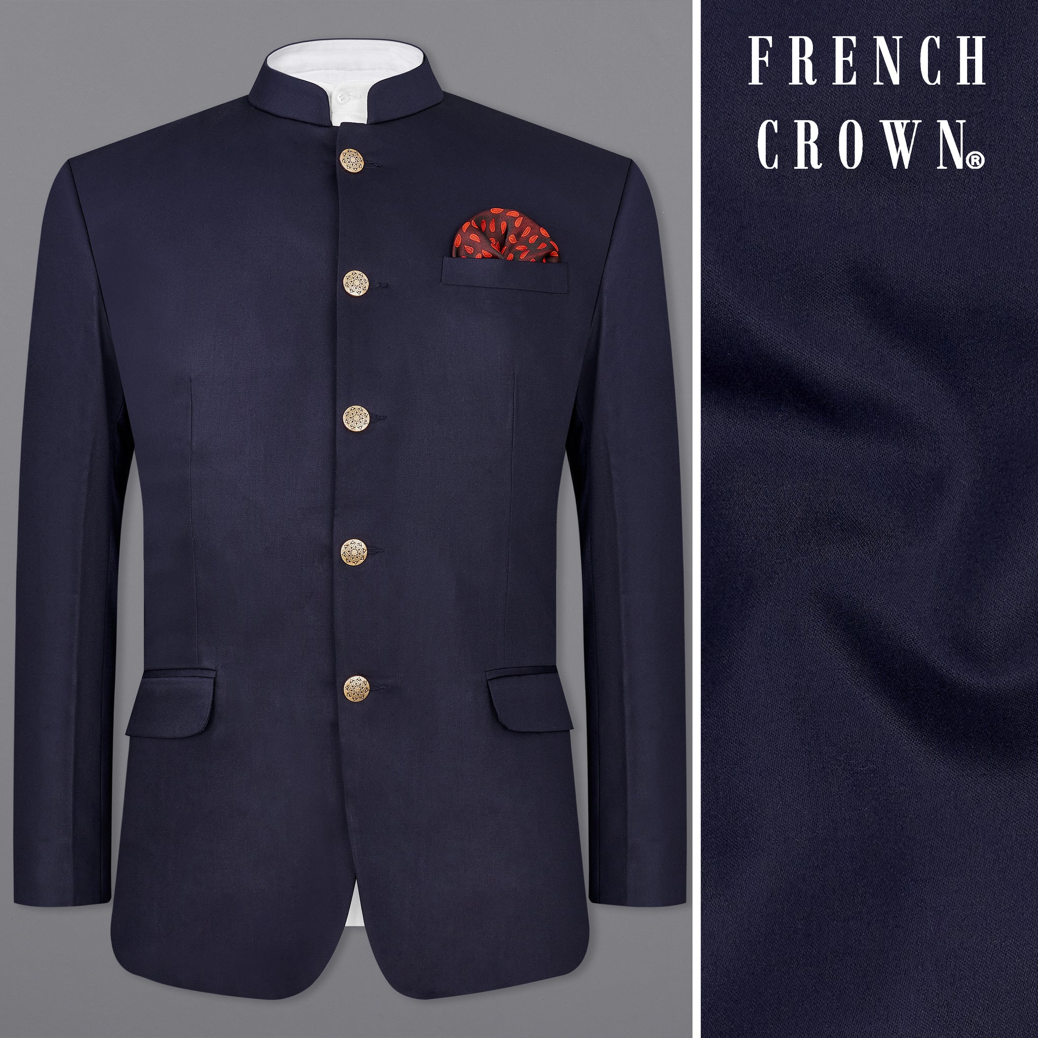 Jaipur Cotton Blue Blazer main image 1