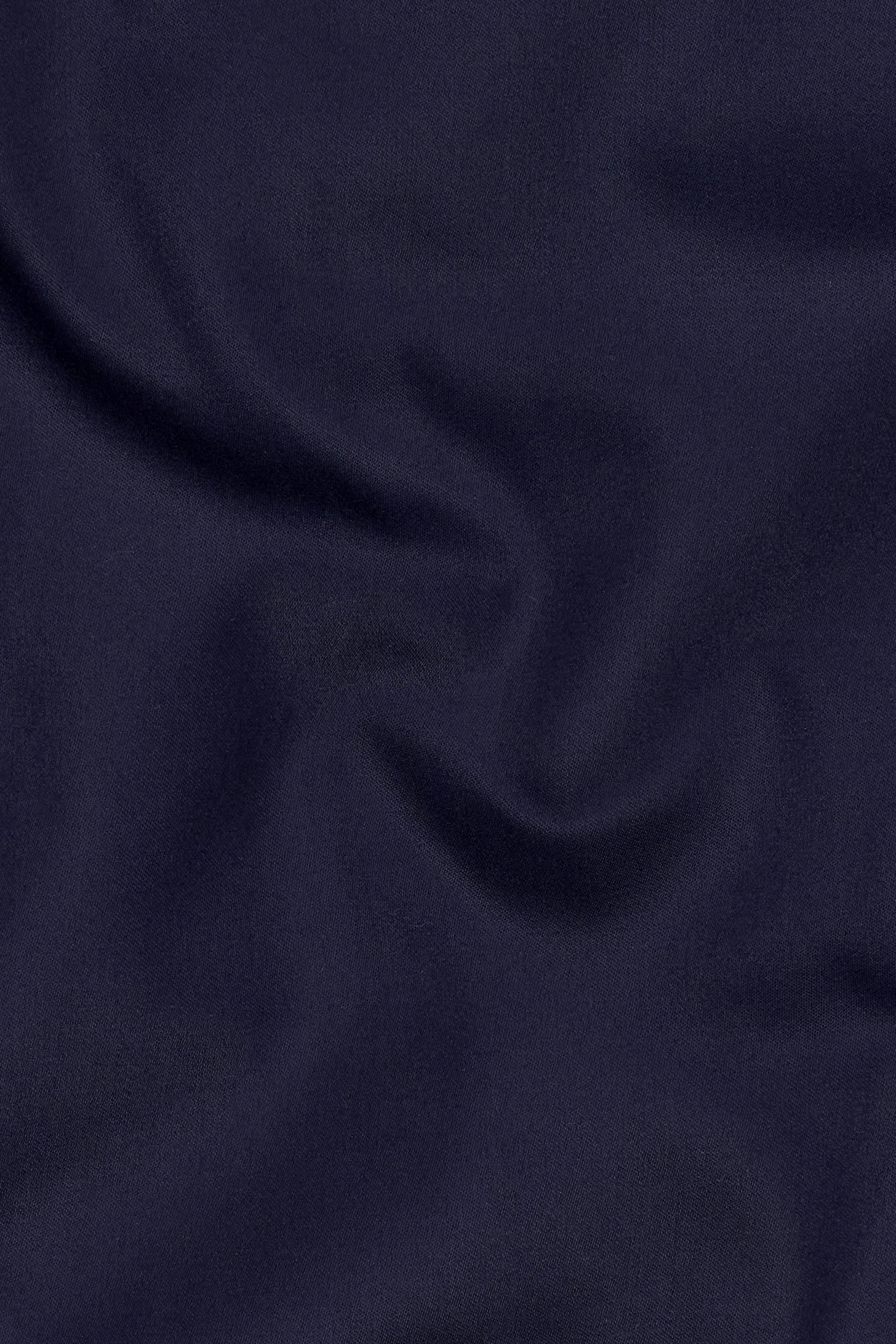 Navy Subtle Sheen Blue Bandhgala Blazer