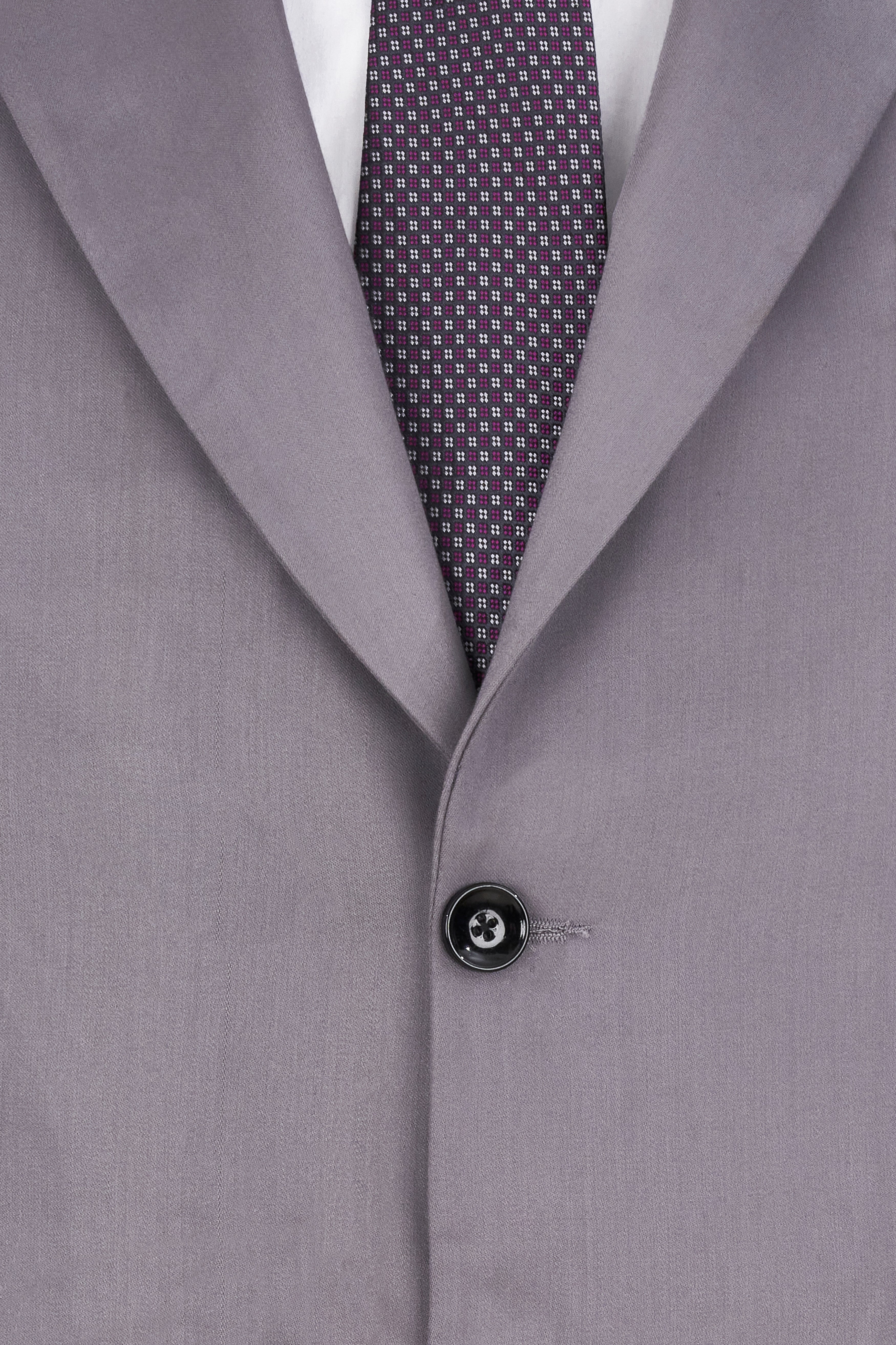 Light Gray Subtle Sheen Single Breasted Blazer