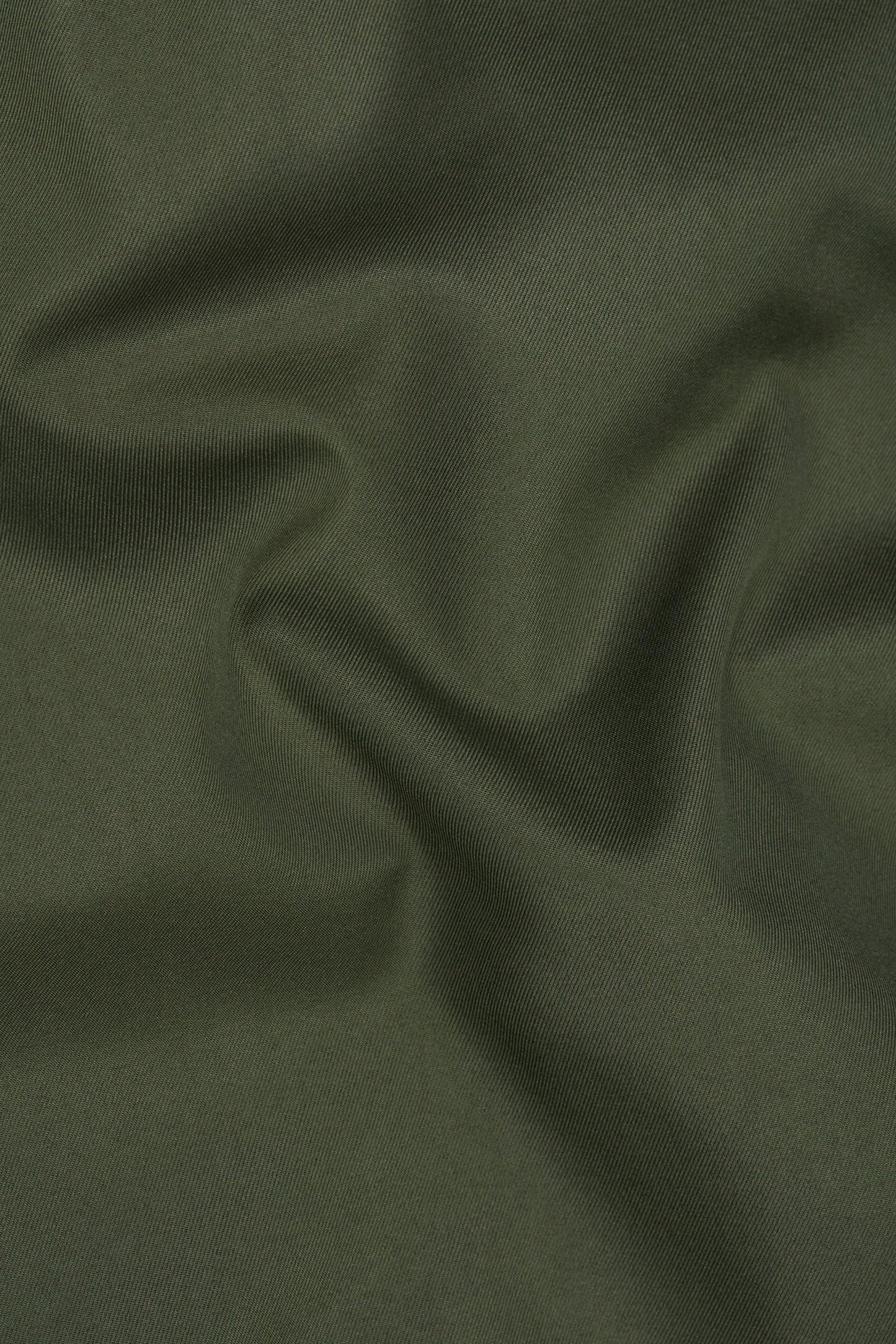 Twill Green Single Breasted Blazer