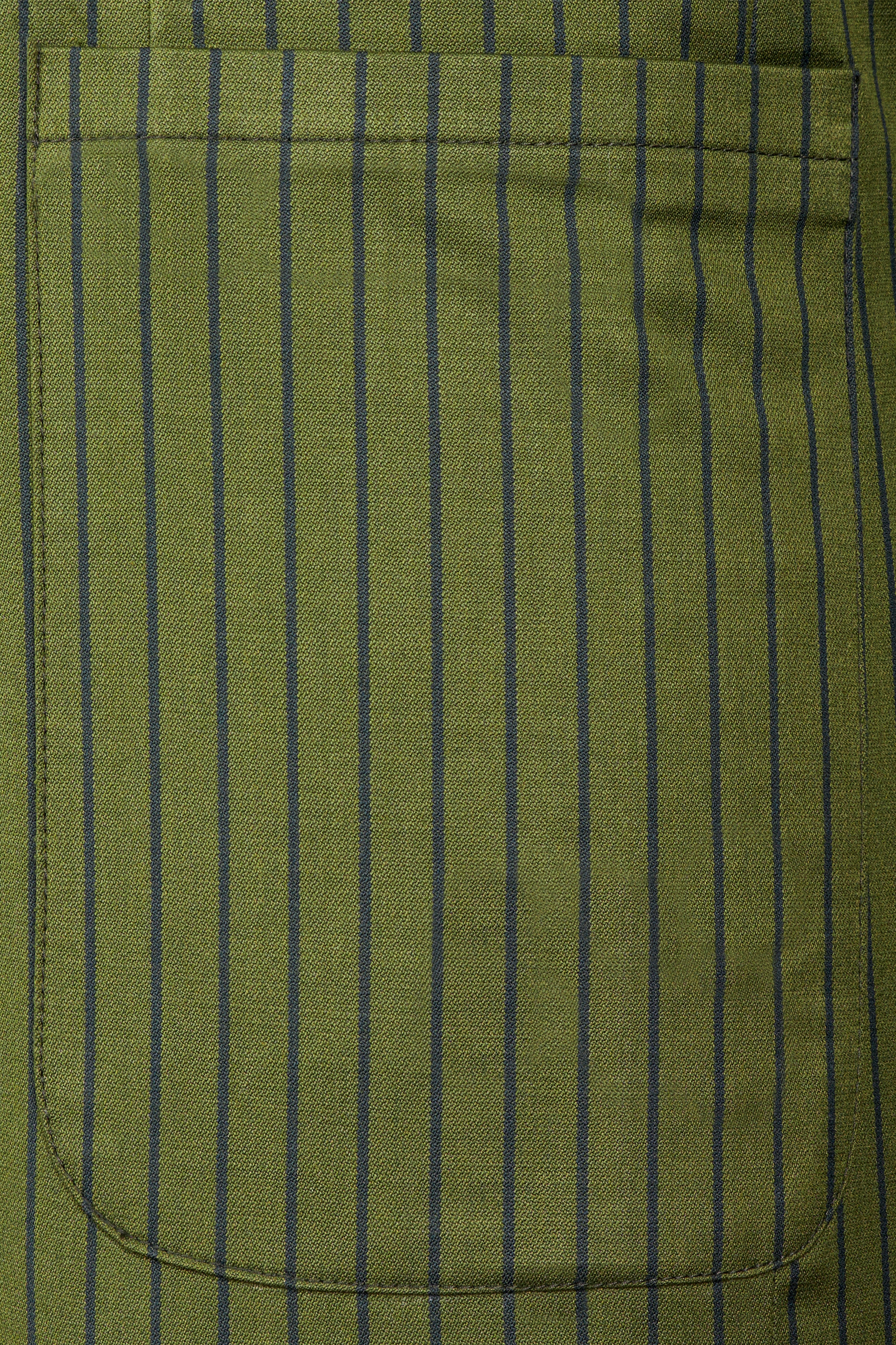 Hemlock Green Striped Double Breasted Sports Blazer