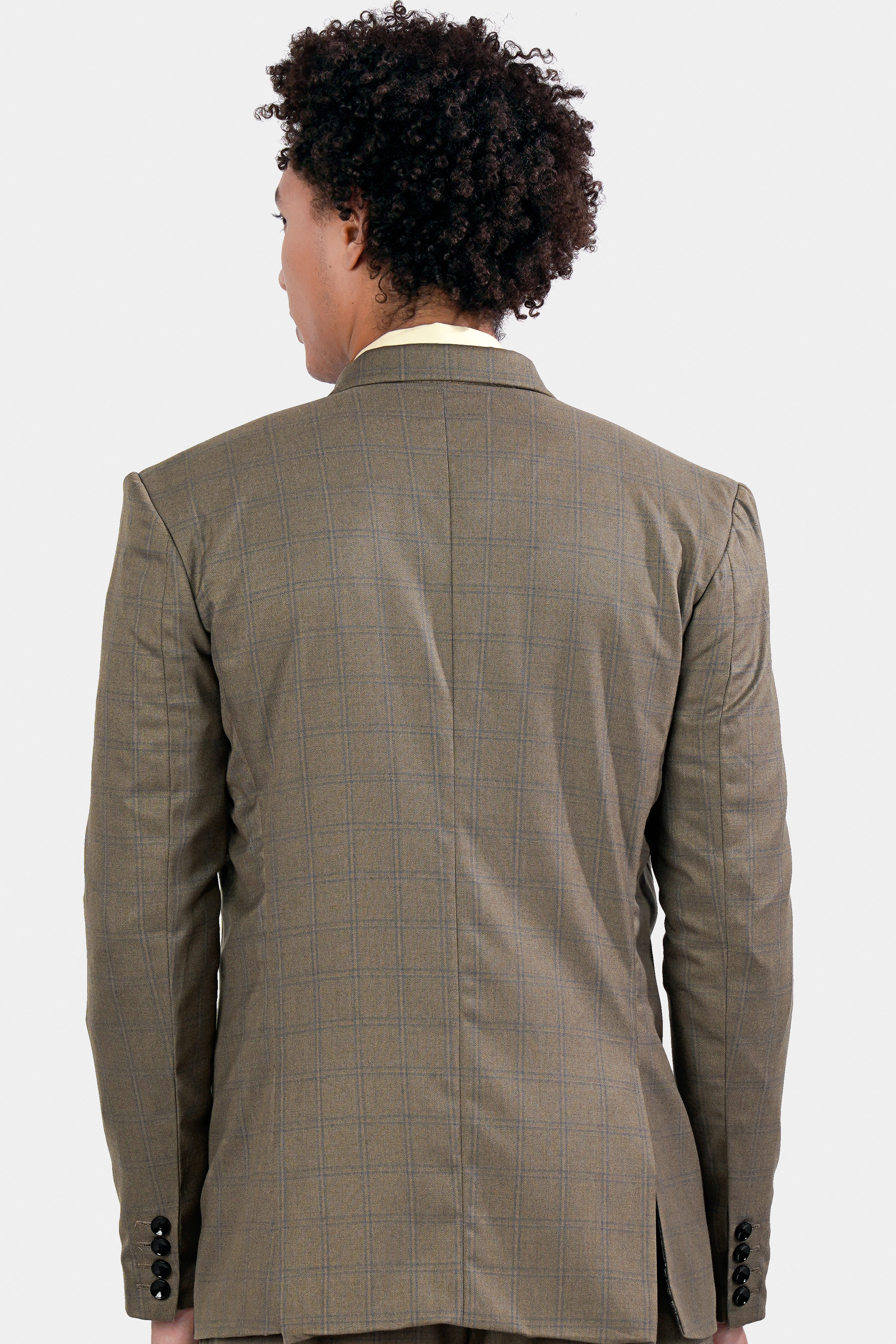 Makara Brown Checkered and Tortilla Brown Wool Rich Designer Blazer BL2936-SB-D48-36, BL2936-SB-D48-38, BL2936-SB-D48-40, BL2936-SB-D48-42, BL2936-SB-D48-44, BL2936-SB-D48-46, BL2936-SB-D48-48, BL2936-SB-D48-50, BL2936-SB-D48-52, BL2936-SB-D48-54, BL2936-SB-D48-56, BL2936-SB-D48-58, BL2936-SB-D48-60
