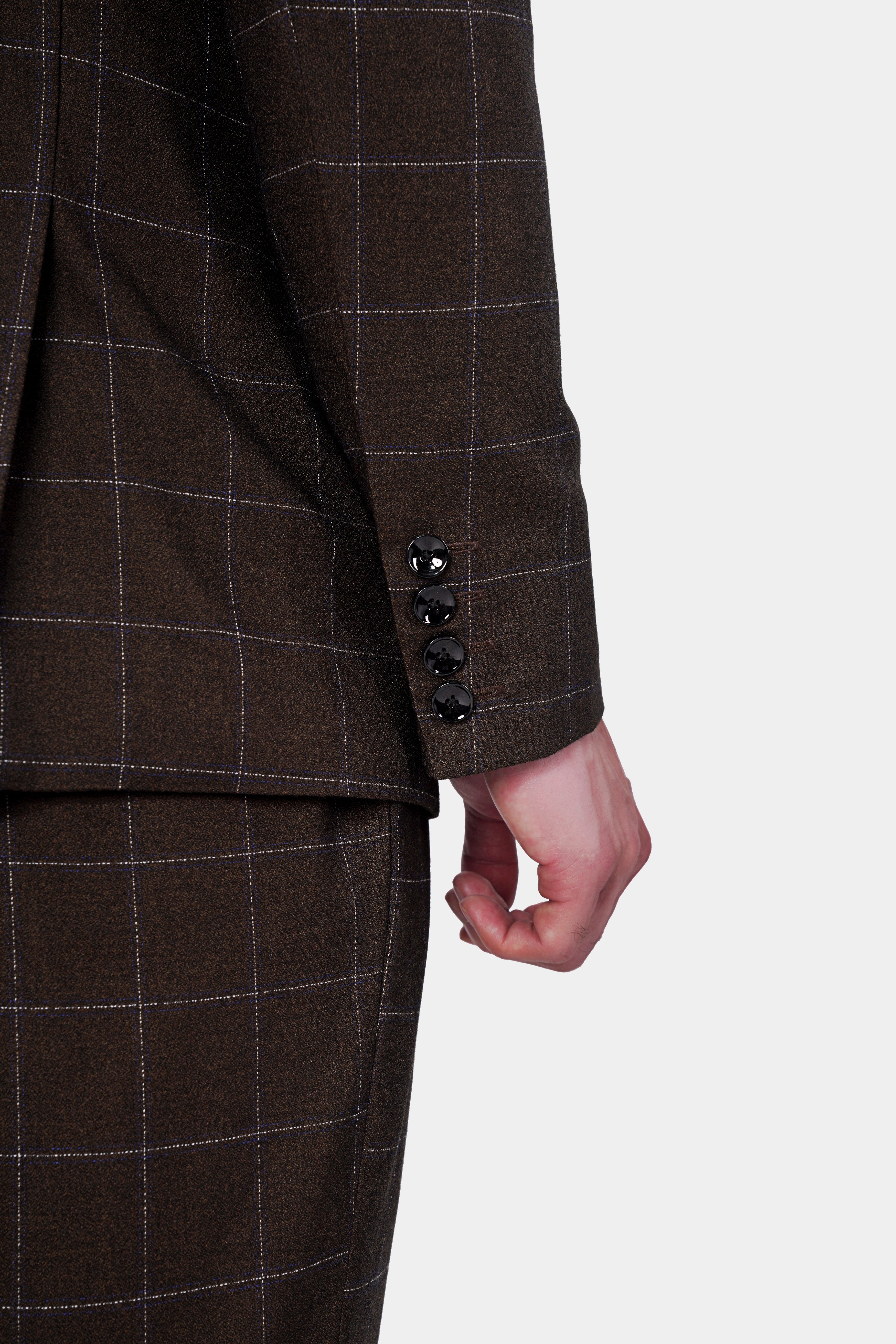 Chicory Brown Windowpane Wool Rich Blazer BL2968-SB-36, BL2968-SB-38, BL2968-SB-40, BL2968-SB-42, BL2968-SB-44, BL2968-SB-46, BL2968-SB-48, BL2968-SB-50, BL2968-SB-52, BL2968-SB-54, BL2968-SB-56, BL2968-SB-58, BL2968-SB-60