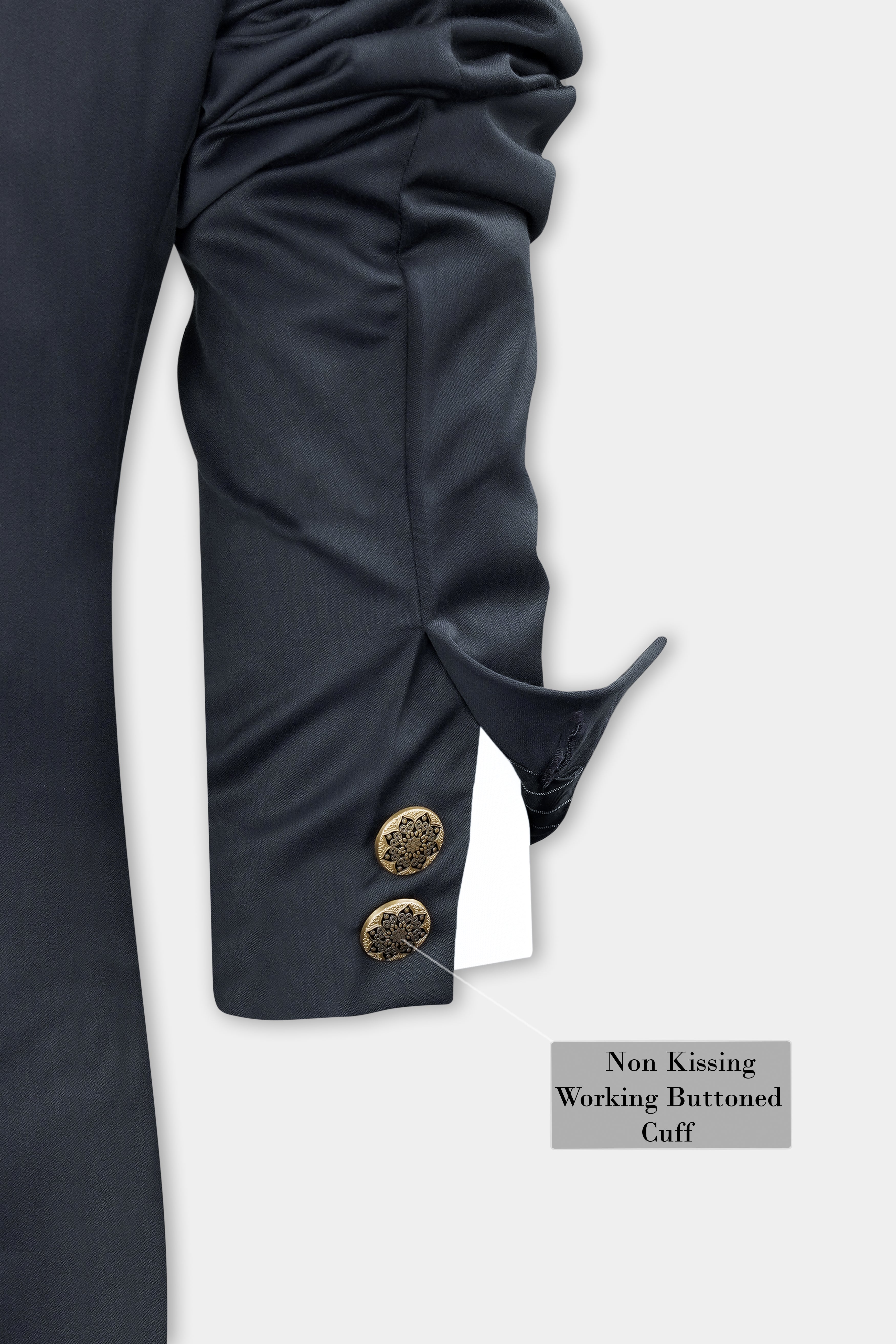 Spruce Gray Wool Rich Bandhgala Designer Blazer BL2981-BG-D16-36, BL2981-BG-D16-38, BL2981-BG-D16-40, BL2981-BG-D16-42, BL2981-BG-D16-44, BL2981-BG-D16-46, BL2981-BG-D16-48, BL2981-BG-D16-50, BL2981-BG-D16-52, BL2981-BG-D16-54, BL2981-BG-D16-56, BL2981-BG-D16-58, BL2981-BG-D16-60