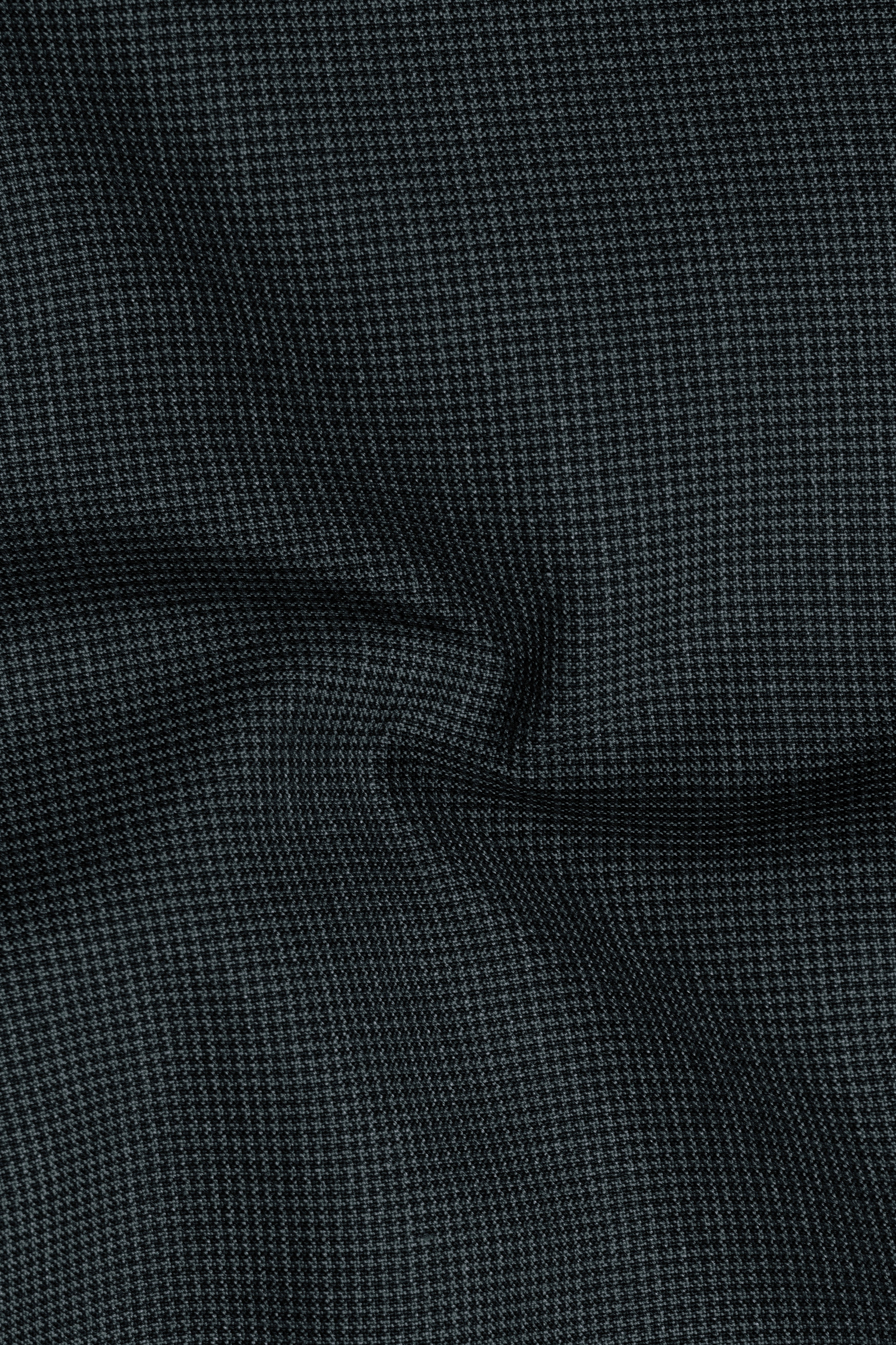 Gunmetal Gray Wool Rich Bandhgala Blazer