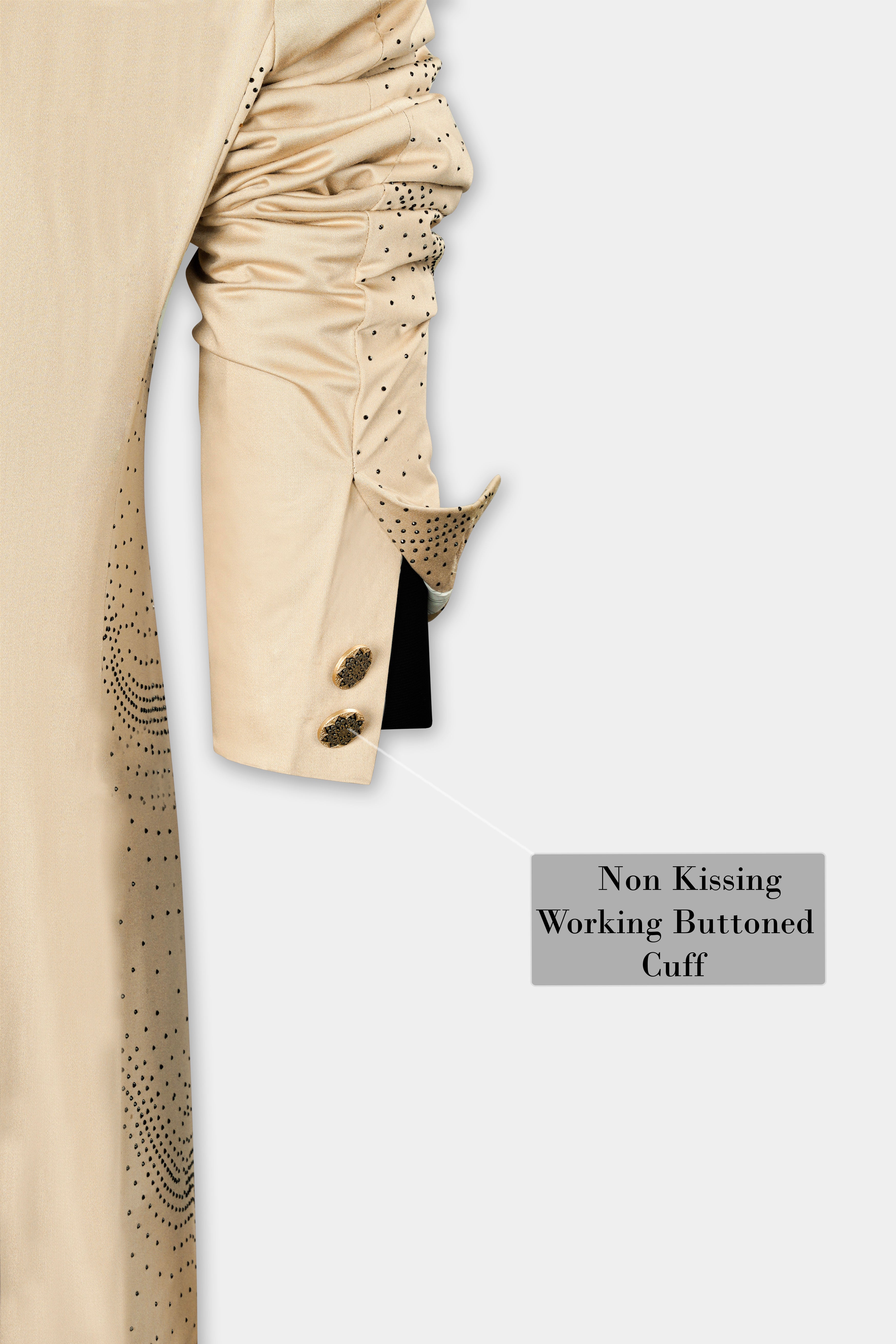 Ivory Cream Stonework Wool Rich Bandhgala Designer Blazer BL2992-BG-D515-36, BL2992-BG-D515-38, BL2992-BG-D515-40, BL2992-BG-D515-42, BL2992-BG-D515-44, BL2992-BG-D515-46, BL2992-BG-D515-48, BL2992-BG-D515-50, BL2992-BG-D515-52, BL2992-BG-D515-54, BL2992-BG-D515-56, BL2992-BG-D515-58, BL2992-BG-D515-60