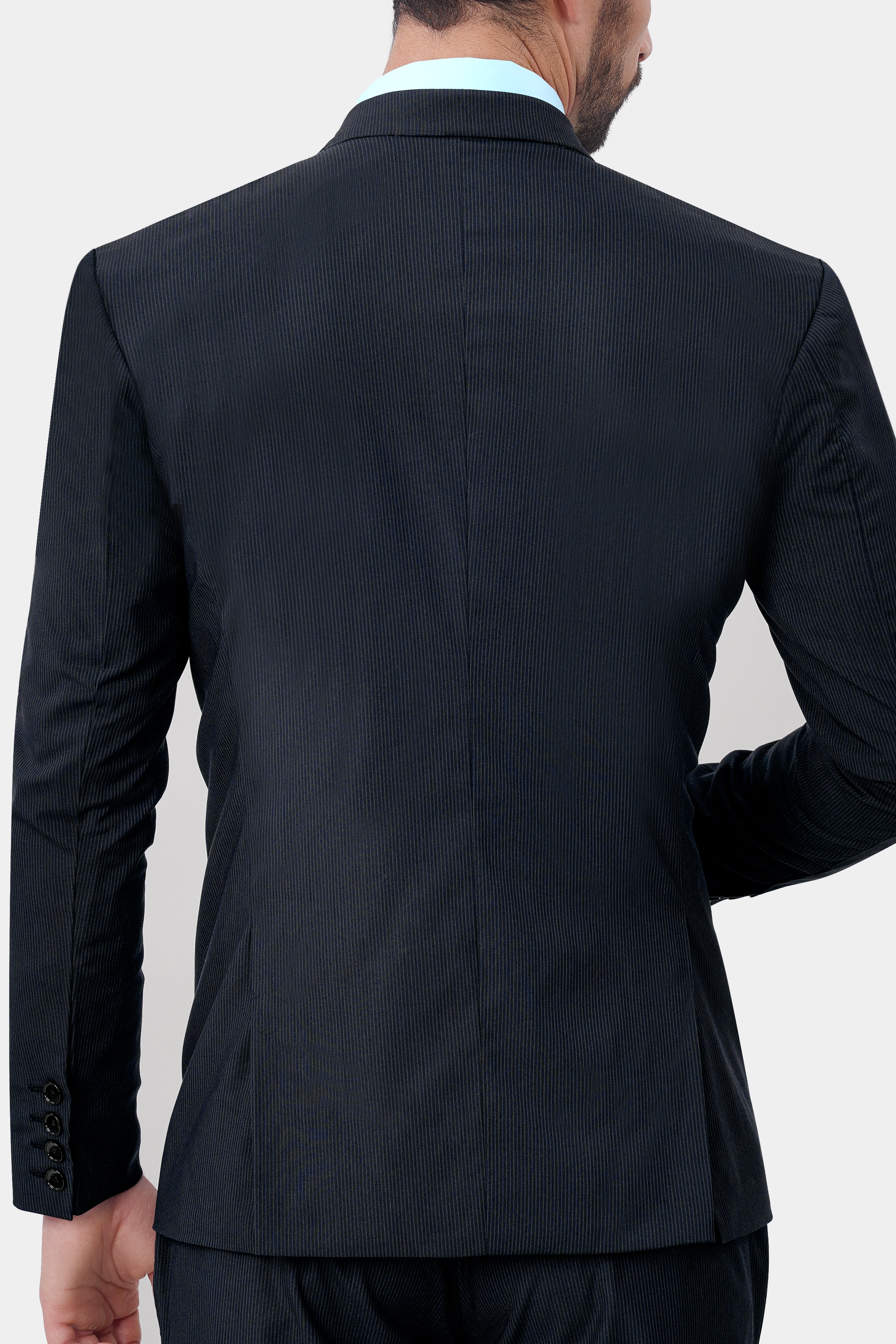 Charade Gray Wool Rich Double Breasted Blazer BL3128-DB-36, BL3128-DB-38, BL3128-DB-40, BL3128-DB-42, BL3128-DB-44, BL3128-DB-46, BL3128-DB-48, BL3128-DB-50, BL3128-DB-52, BL3128-DB-54, BL3128-DB-56, BL3128-DB-58, BL3128-DB-60