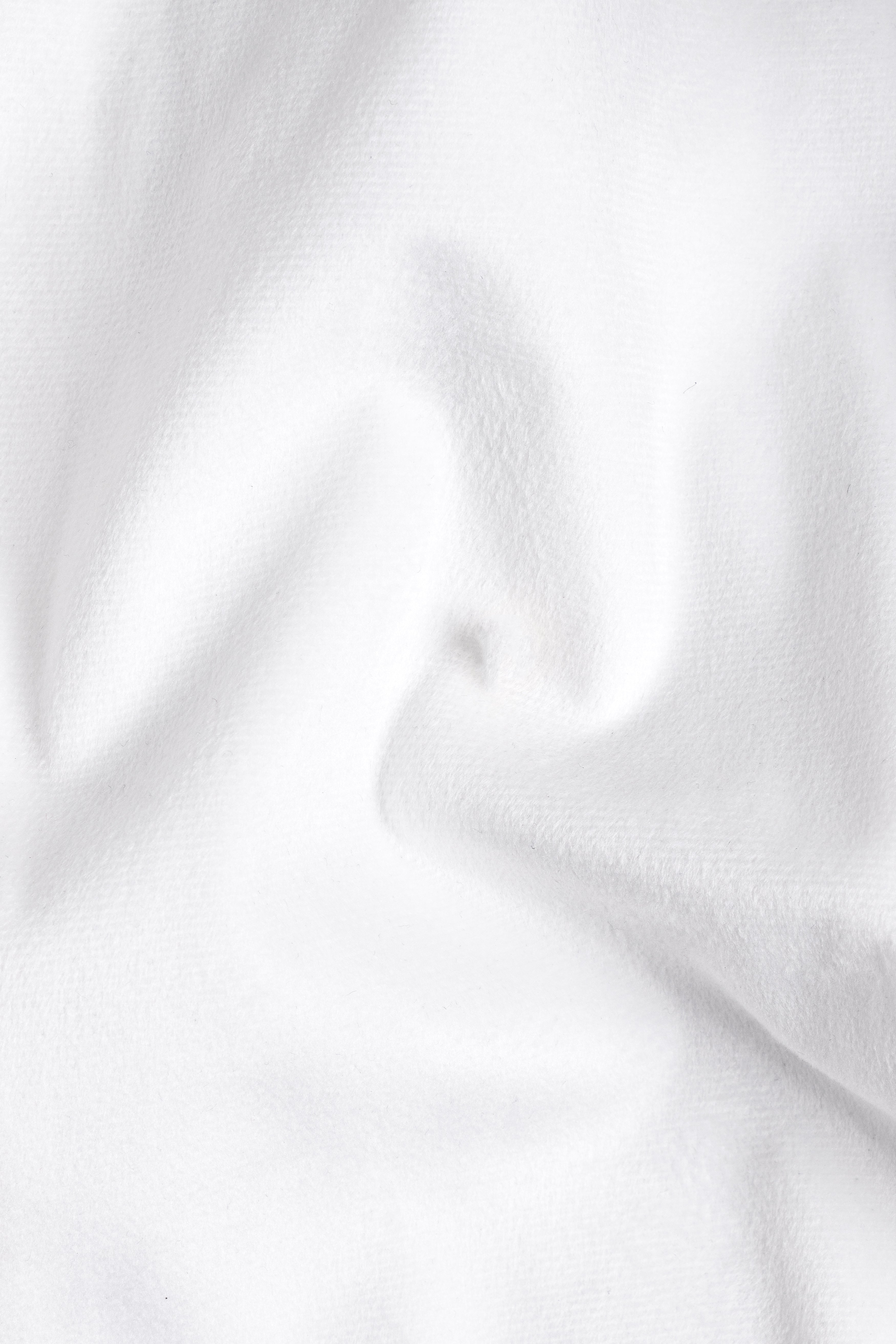 Bright White Velvet Blazer