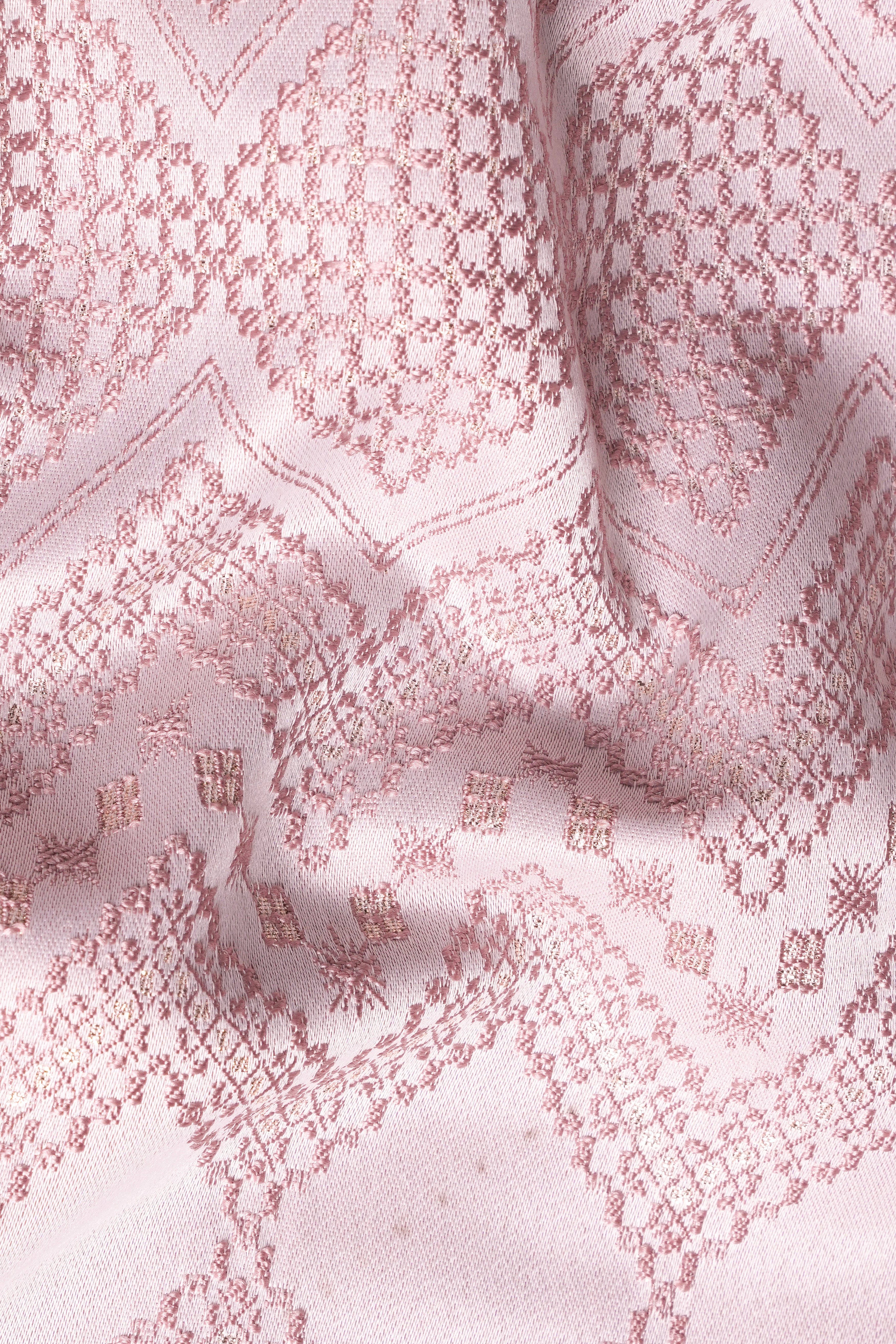 Blossom Pink Thread and Chevron Sequin Embroidered Tuxedo Blazer BL3688-BKL-36, BL3688-BKL-38, BL3688-BKL-40, BL3688-BKL-42, BL3688-BKL-44, BL3688-BKL-46, BL3688-BKL-48, BL3688-BKL-50, BL3688-BKL-52, BL3688-BKL-54, BL3688-BKL-56, BL3688-BKL-58, BL3688-BKL-60