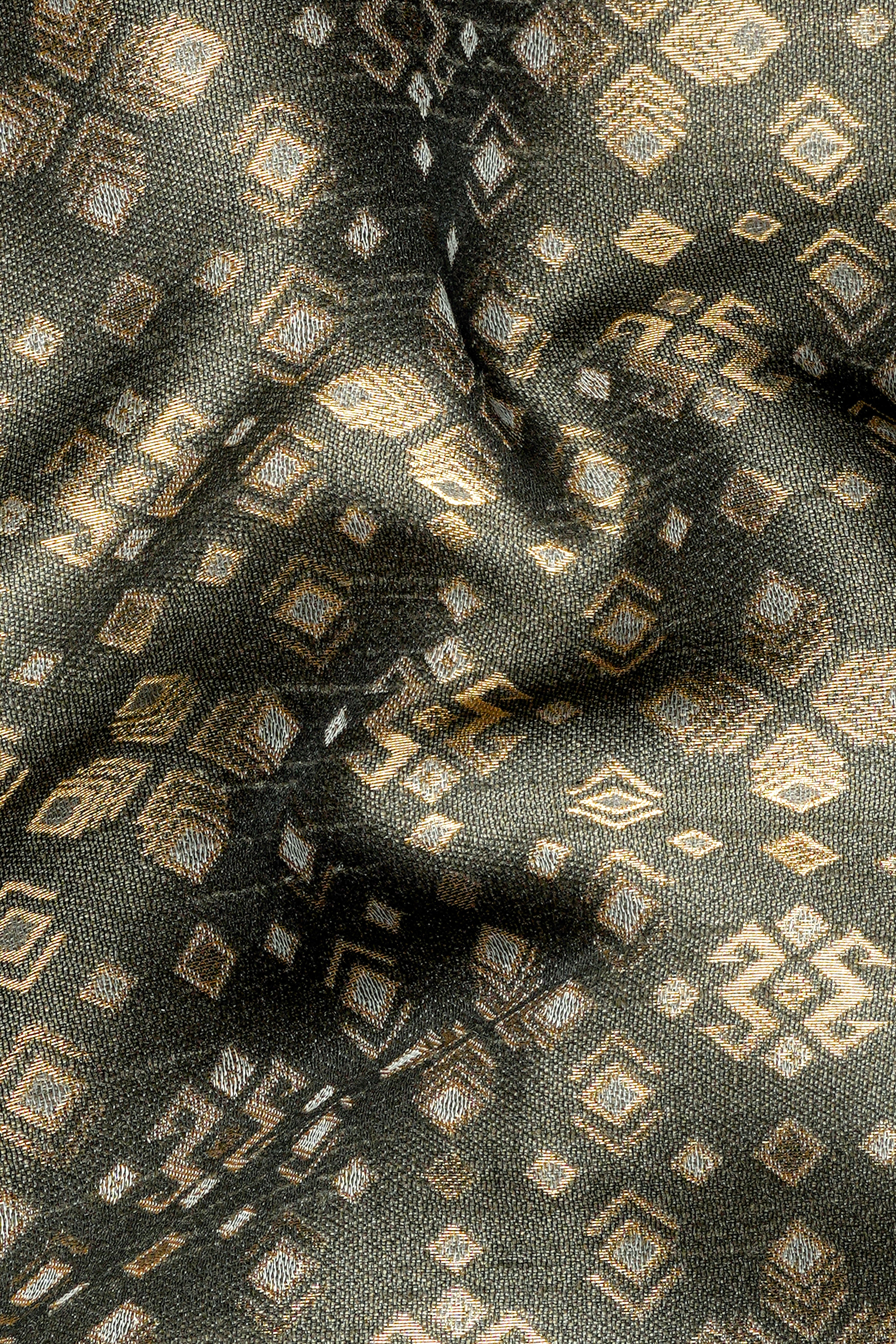 Kelp Green and Fawn Brown Jacquard Weave Tuxedo Blazer BL3701-BKL-36, BL3701-BKL-38, BL3701-BKL-40, BL3701-BKL-42, BL3701-BKL-44, BL3701-BKL-46, BL3701-BKL-48, BL3701-BKL-50, BL3701-BKL-52, BL3701-BKL-54, BL3701-BKL-56, BL3701-BKL-58, BL3701-BKL-60