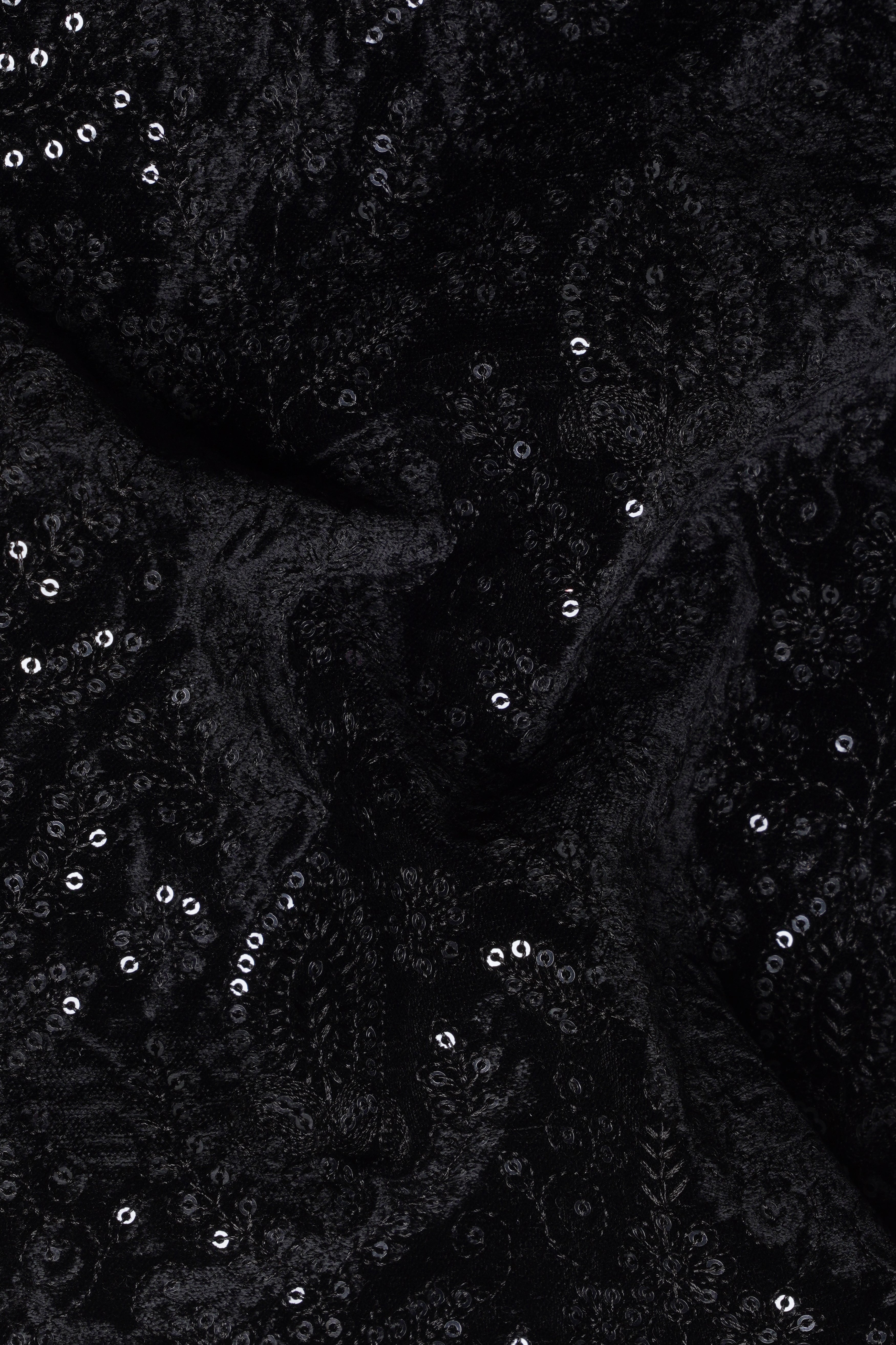 Jade Black Thread and Sequin Embroidered Tuxedo Blazer BL3705-BKL-36, BL3705-BKL-38, BL3705-BKL-40, BL3705-BKL-42, BL3705-BKL-44, BL3705-BKL-46, BL3705-BKL-48, BL3705-BKL-50, BL3705-BKL-52, BL3705-BKL-54, BL3705-BKL-56, BL3705-BKL-58, BL3705-BKL-60