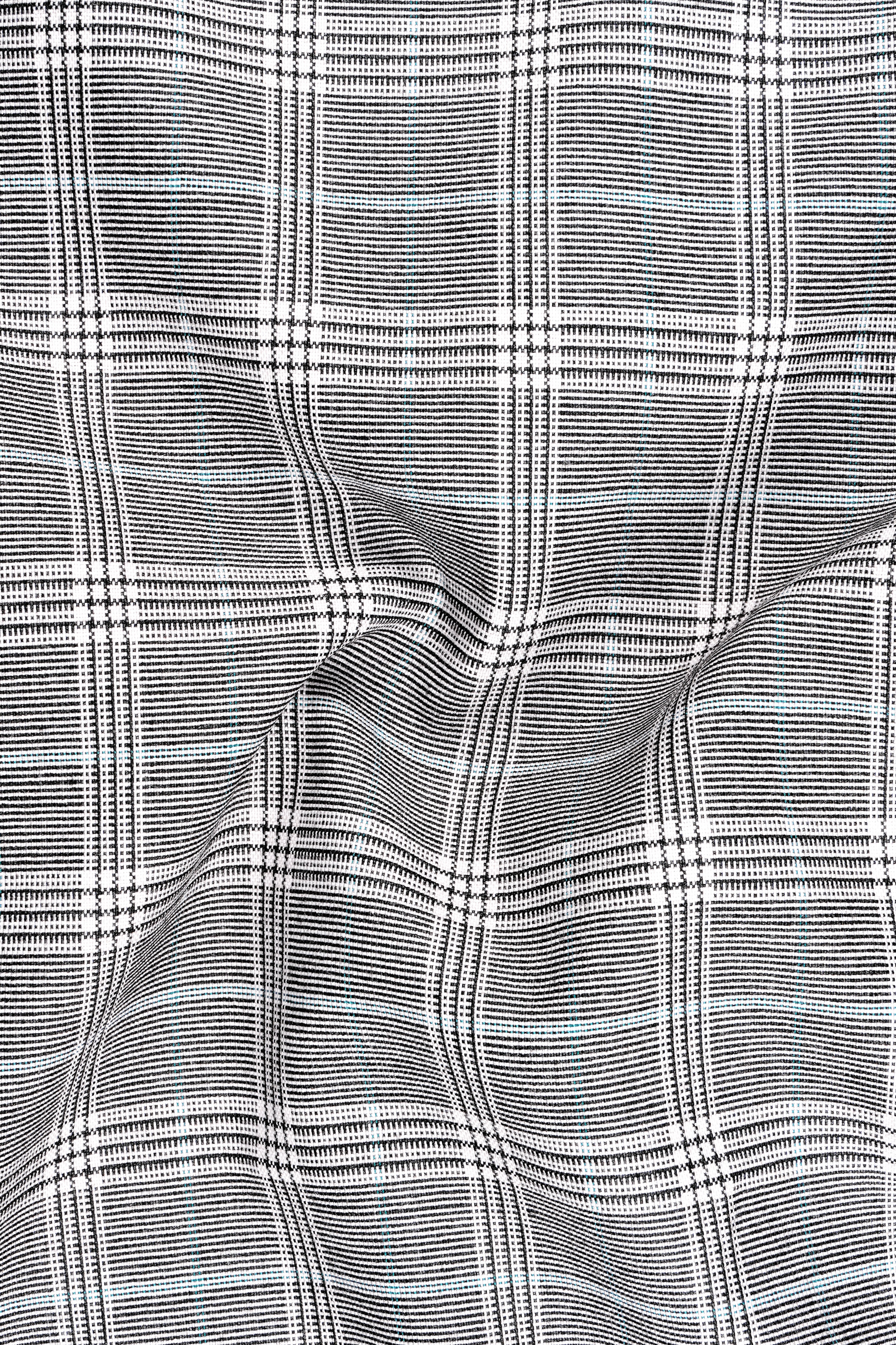 Venus Gray Plaid Wool Rich Single Breasted Blazer