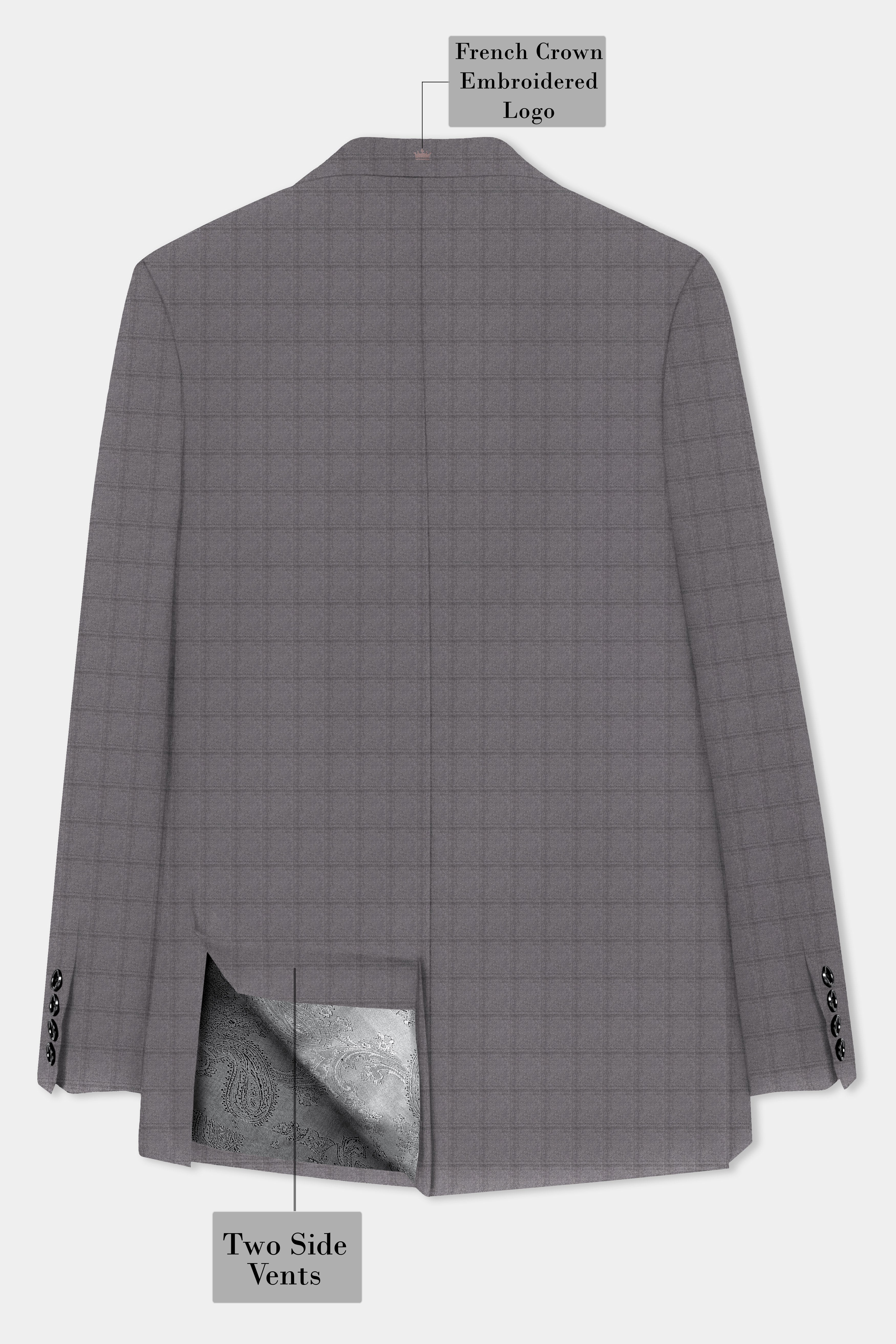 Ironside Gray Windows Wool Rich Double Breasted Blazer