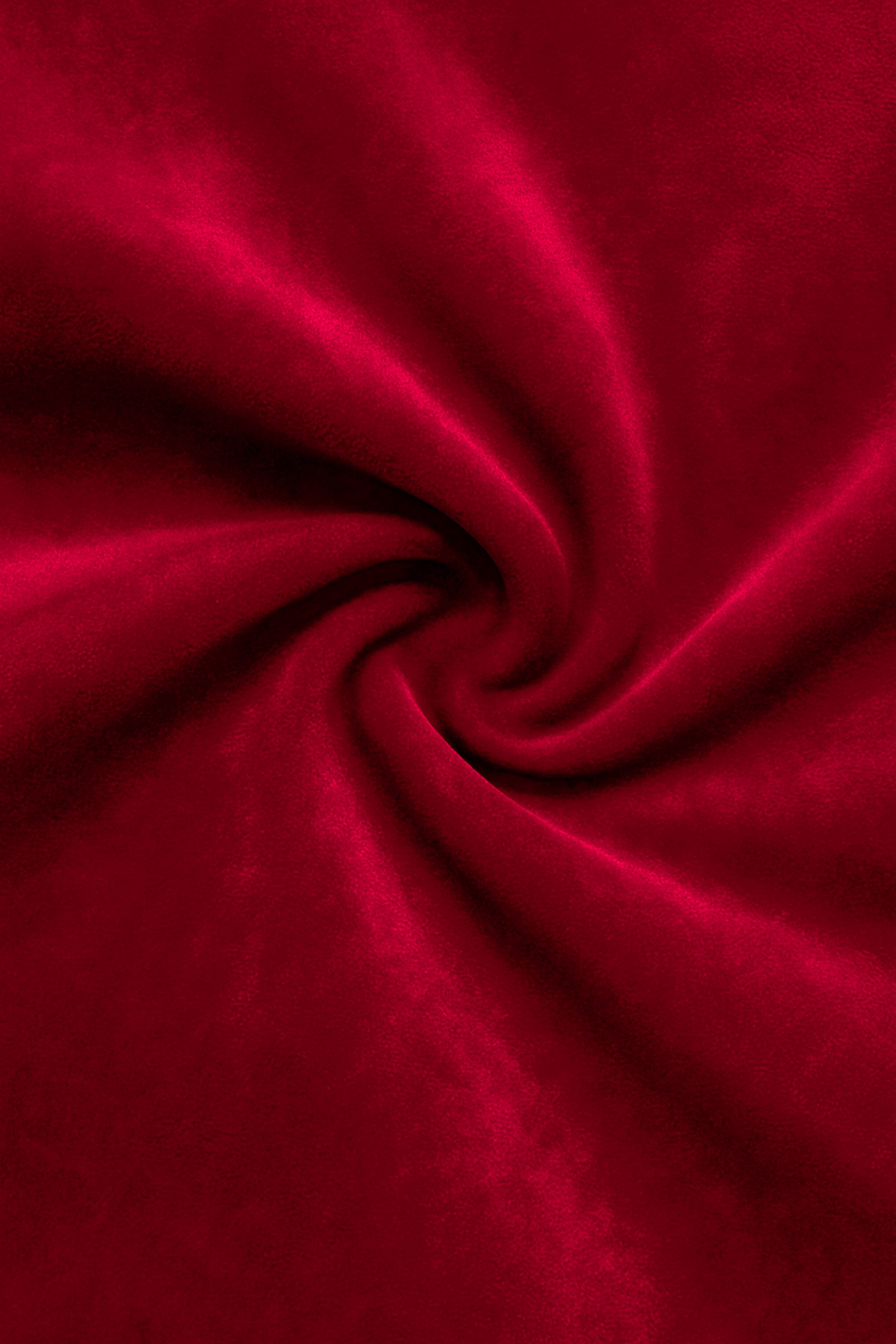 Rubivell-Carmine Red Velvet Peak Lapel Tuxedo Blazer