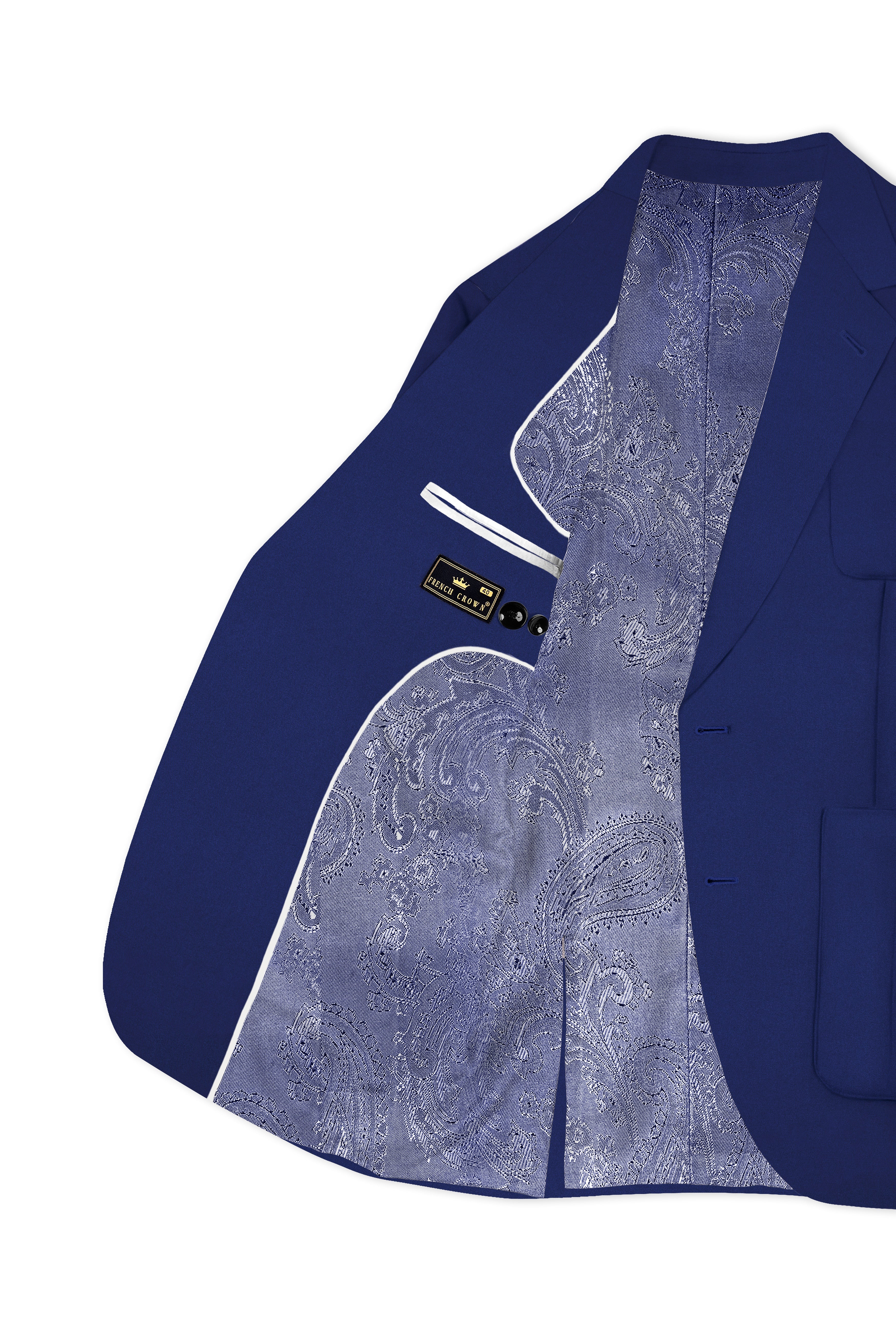 Premivell-Nile Blue Premium Cotton Single Breasted Sports Blazer