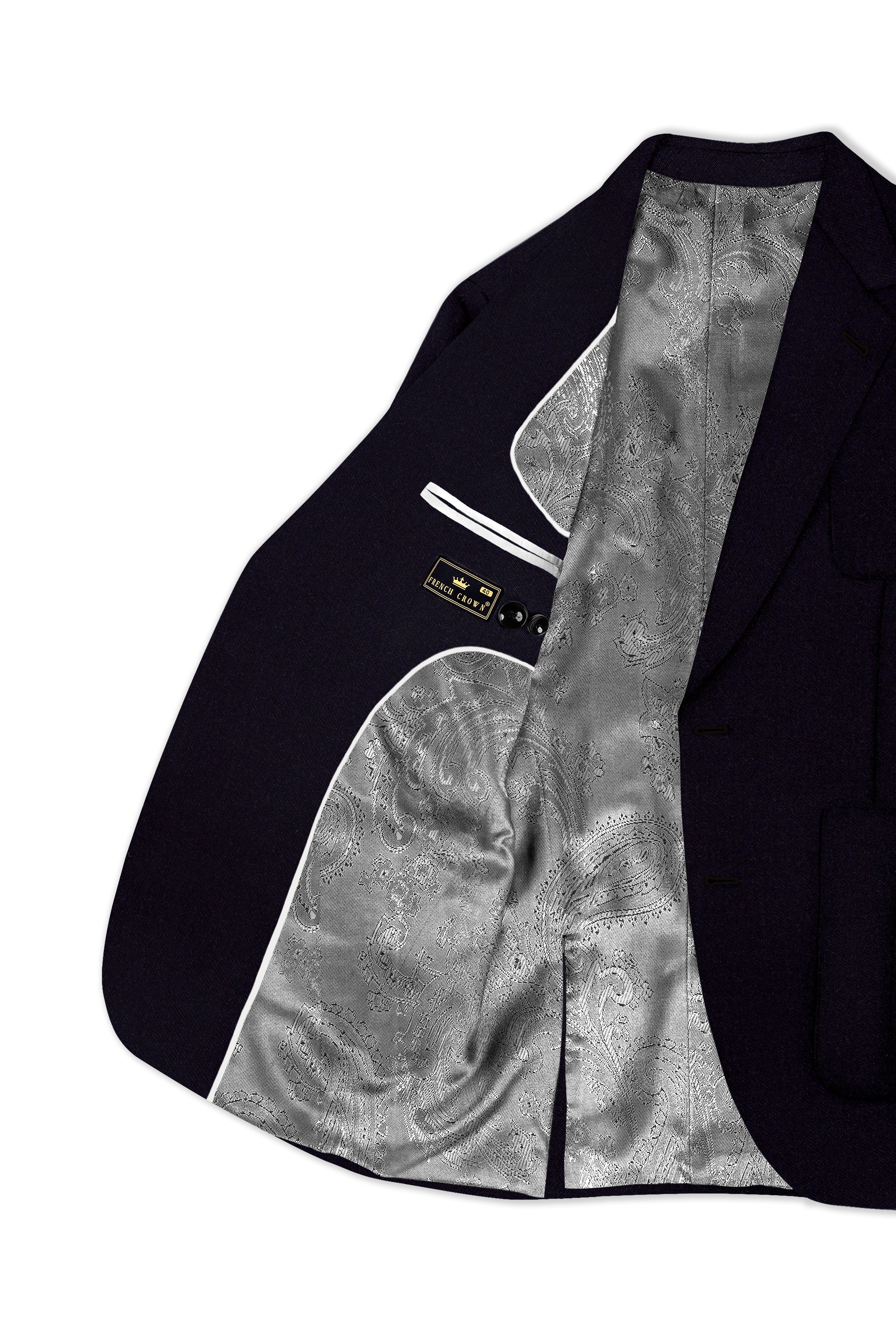 Noctivell-Jaguar Black Premium Cotton Single Breasted Sports Blazer