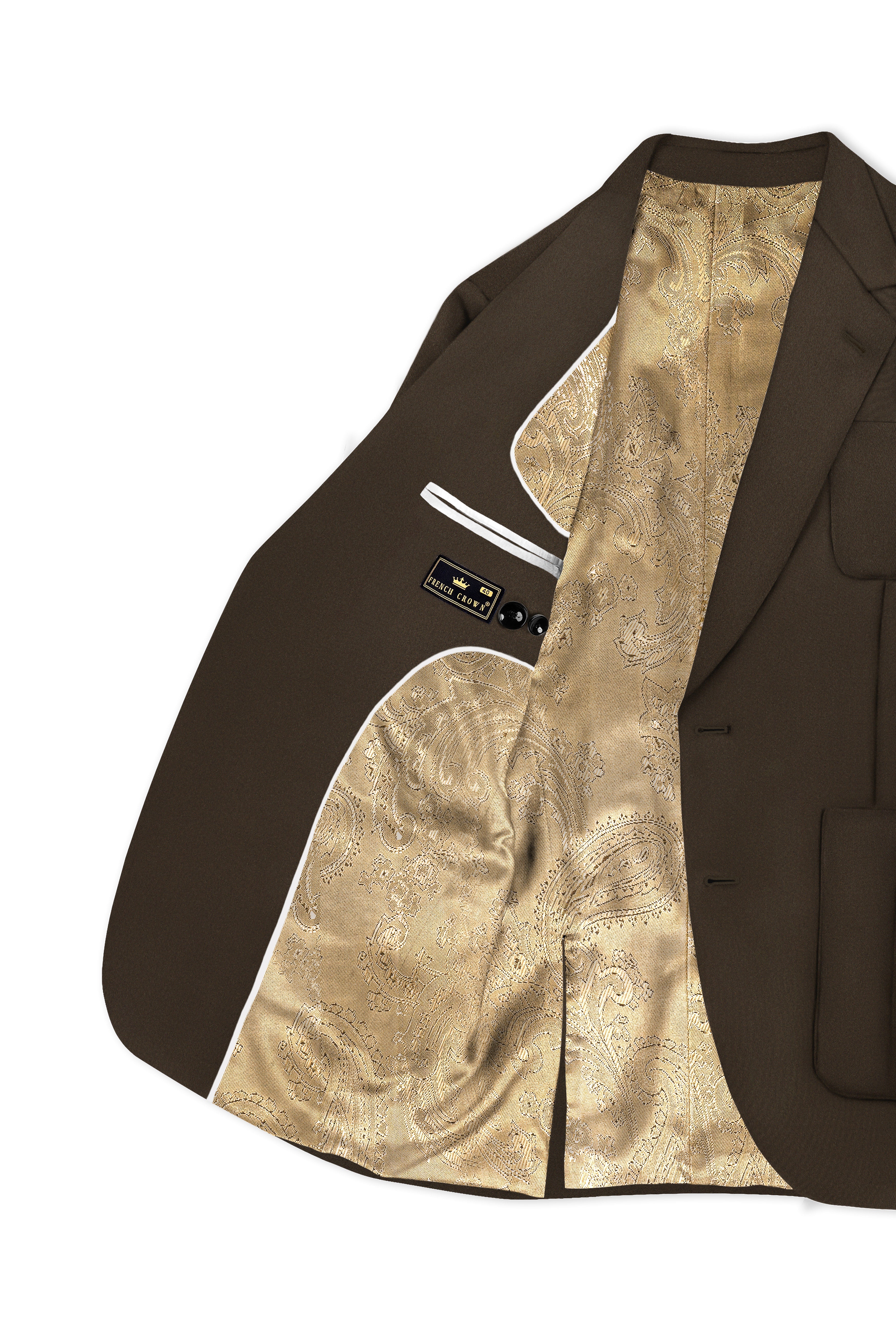 Jagvire-Birch Brown Premium Cotton Single Breasted Sports Blazer