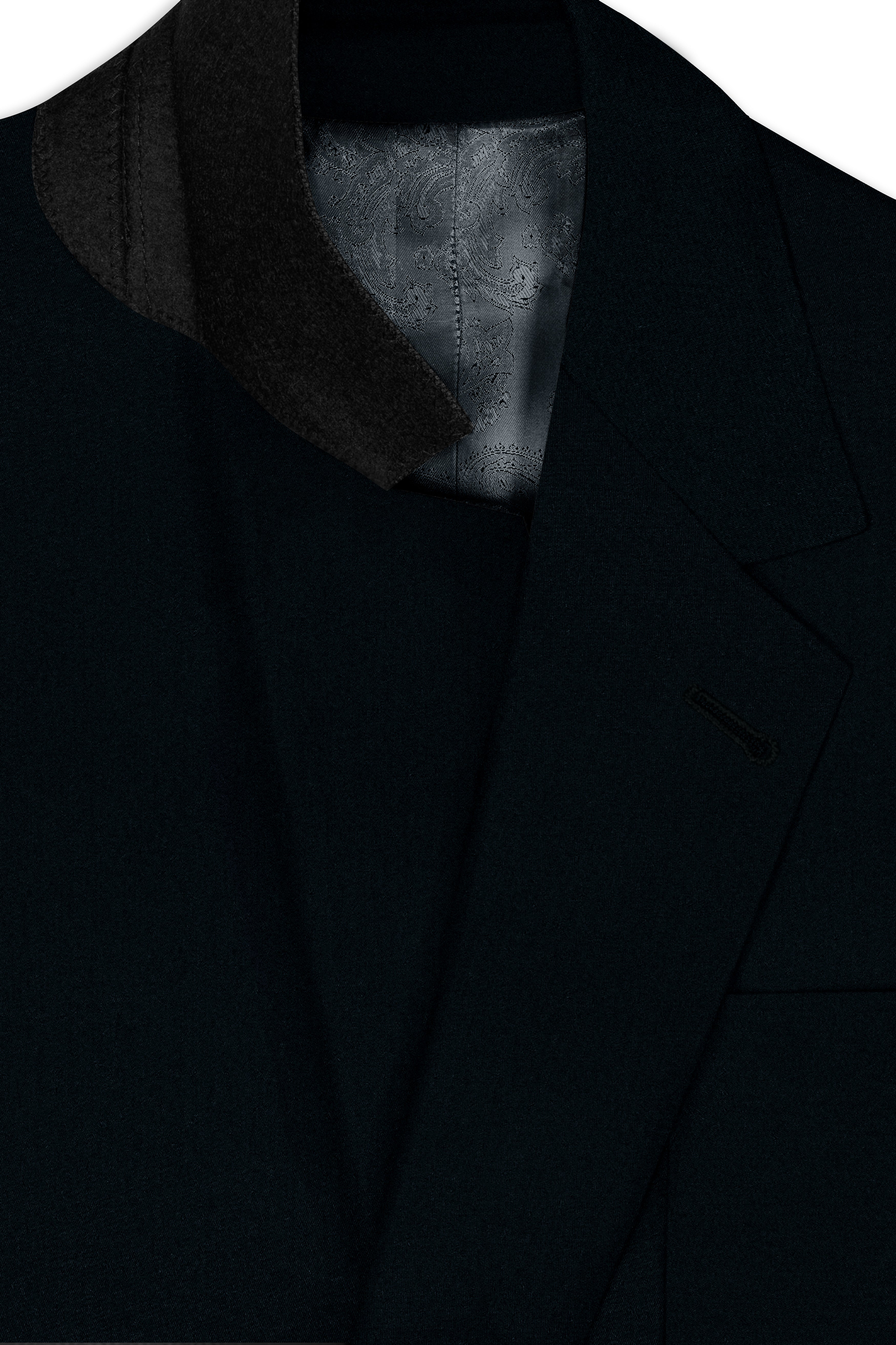 Premivell-Bunker Blue Premium Cotton Single Breasted Sports Blazer
