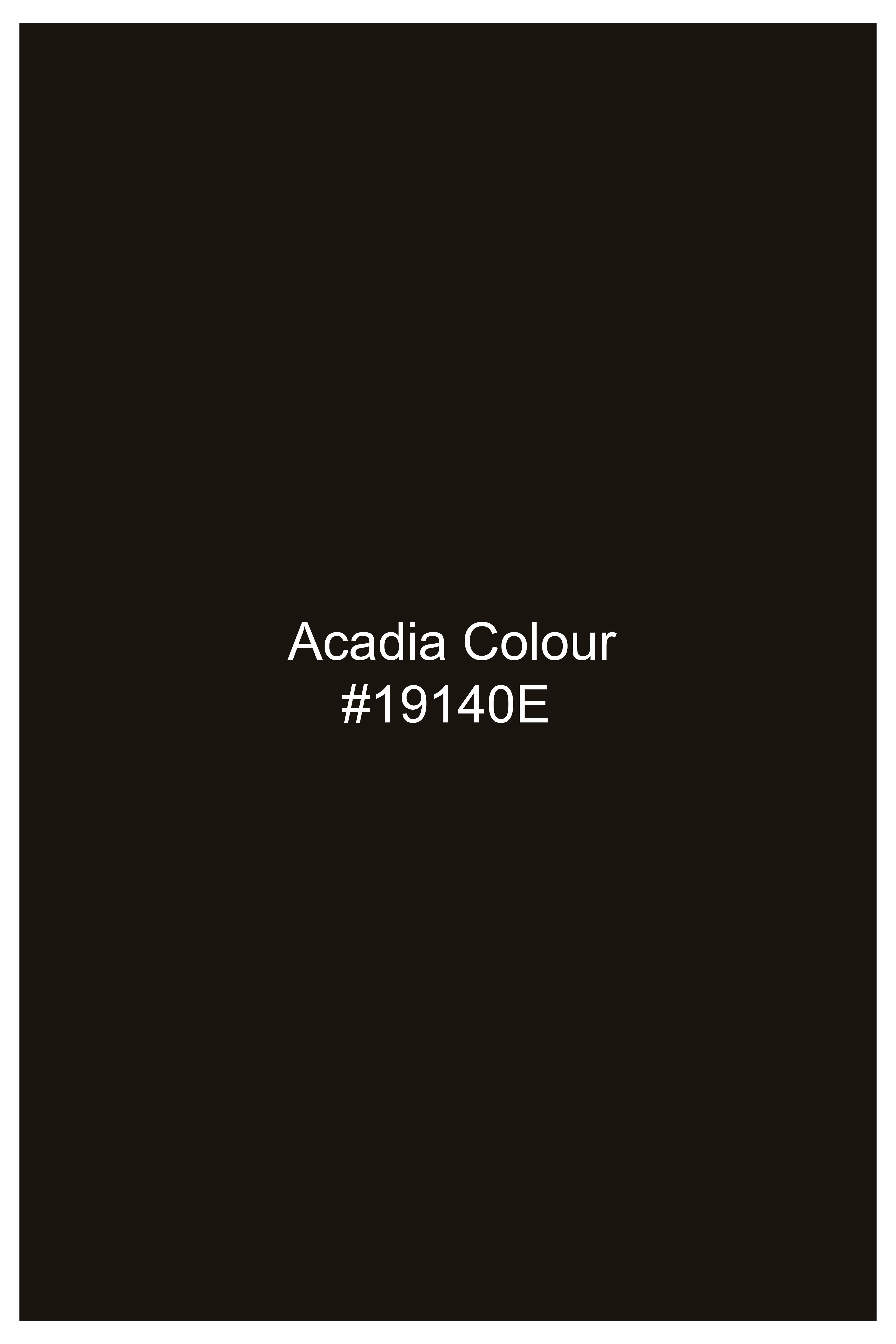 Bistrano-Acadia Brown Textured Wool Rich Single Breasted Blazer