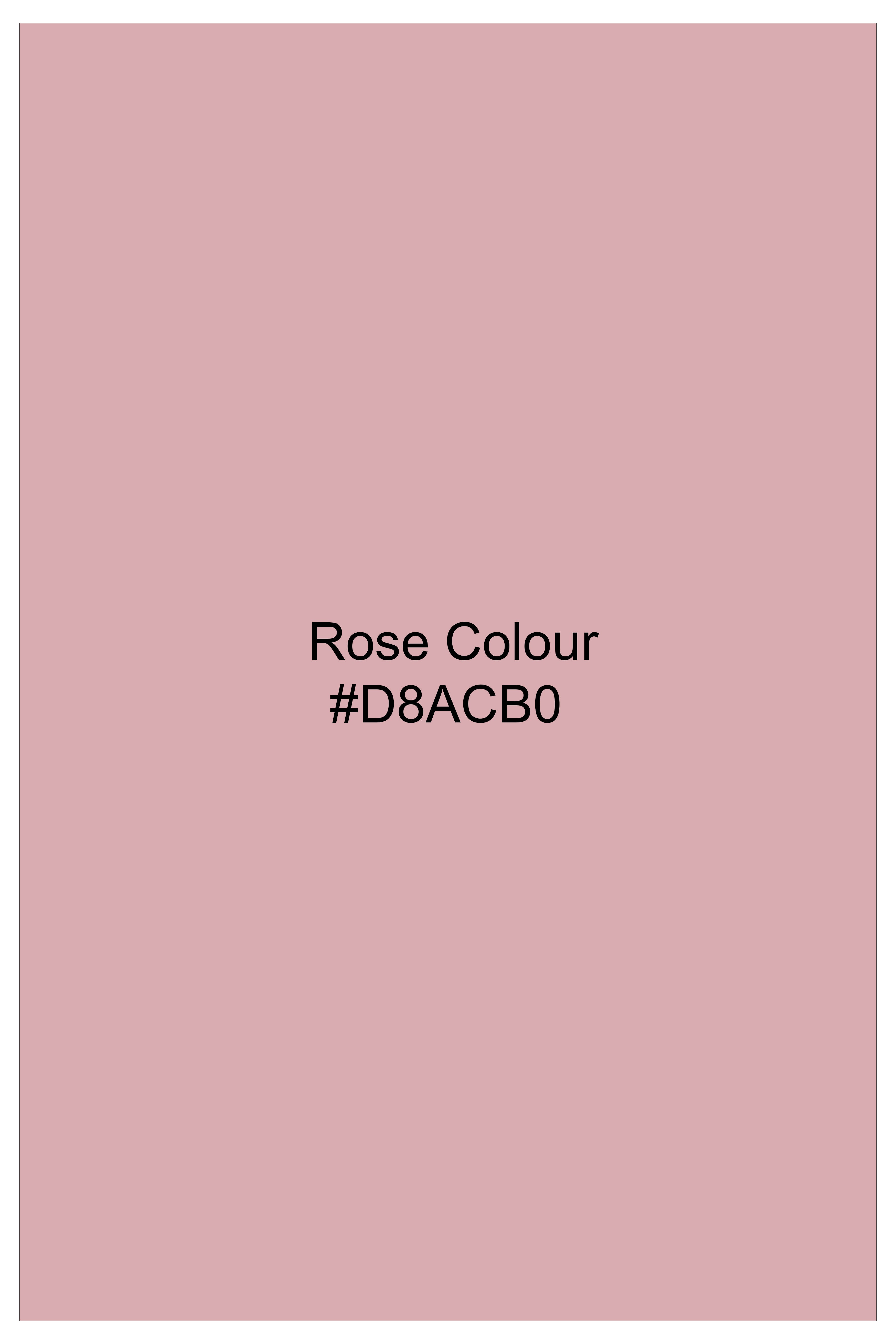 Aurerosa-Rose Pink Wool Rich Single Breasted Blazer