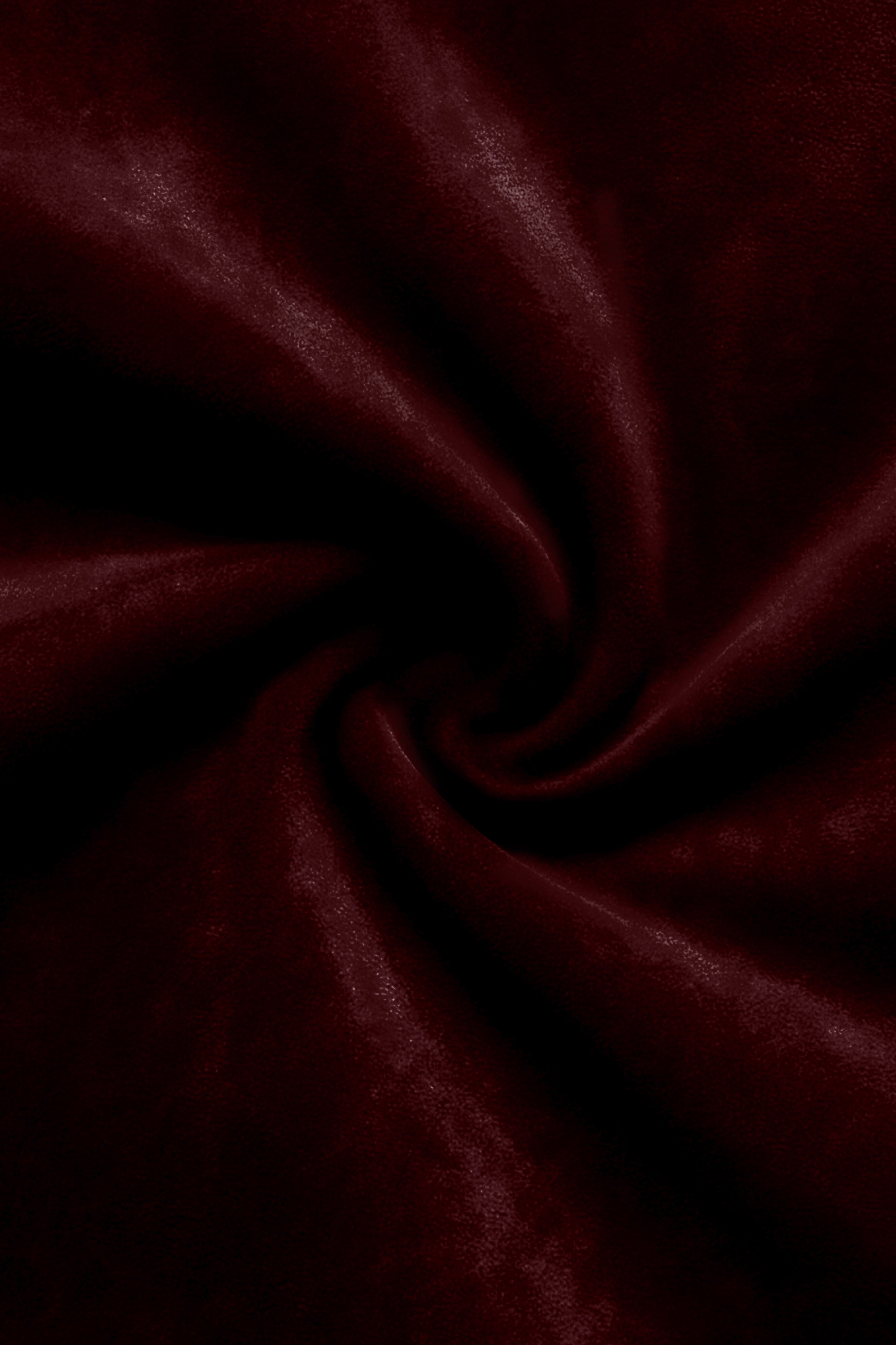 Heritage-Creole Maroon Velvet Peak Lapel Tuxedo Blazer
