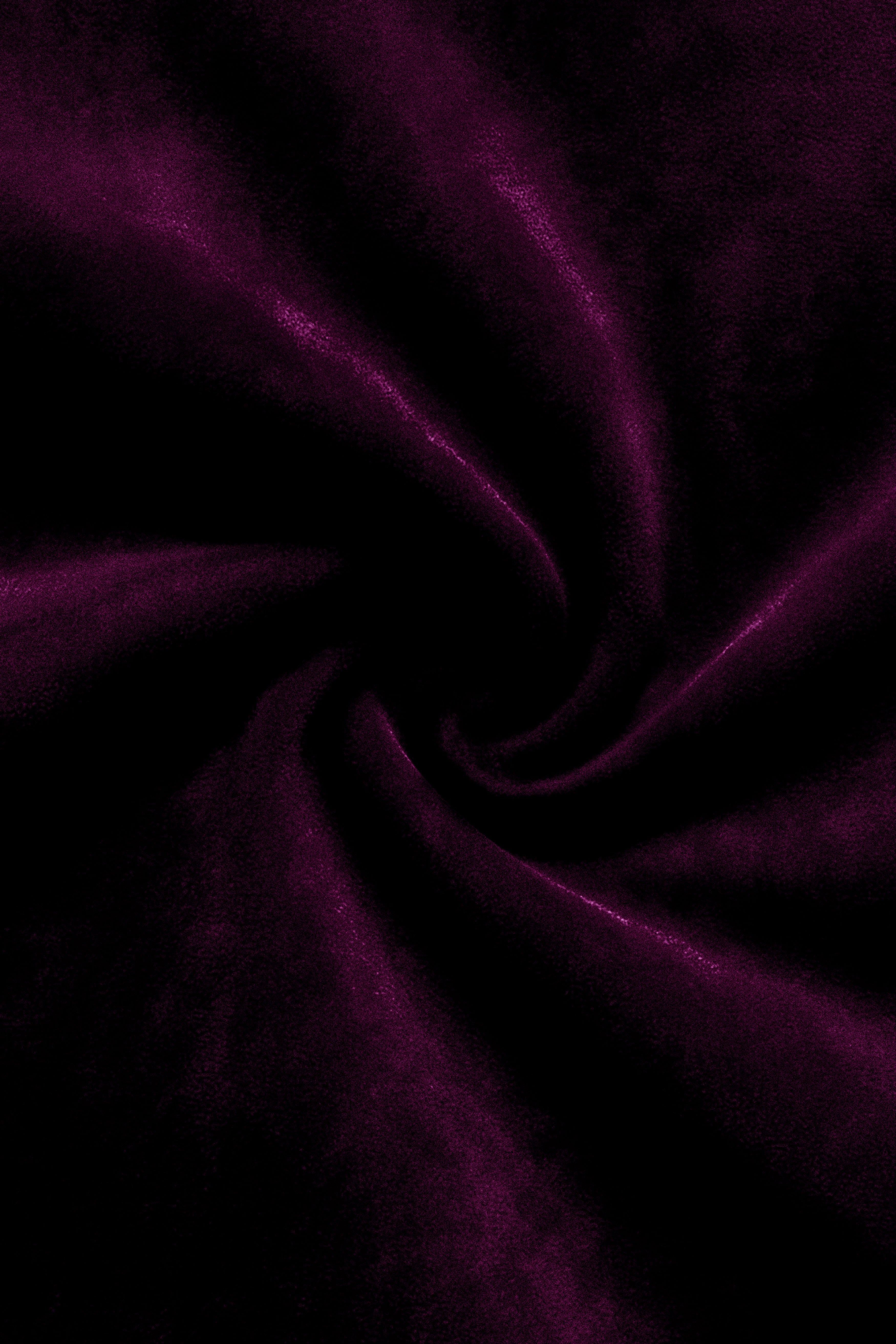 Merlot-Asphalt Wine Purple Velvet Peak Lapel Tuxedo Blazer