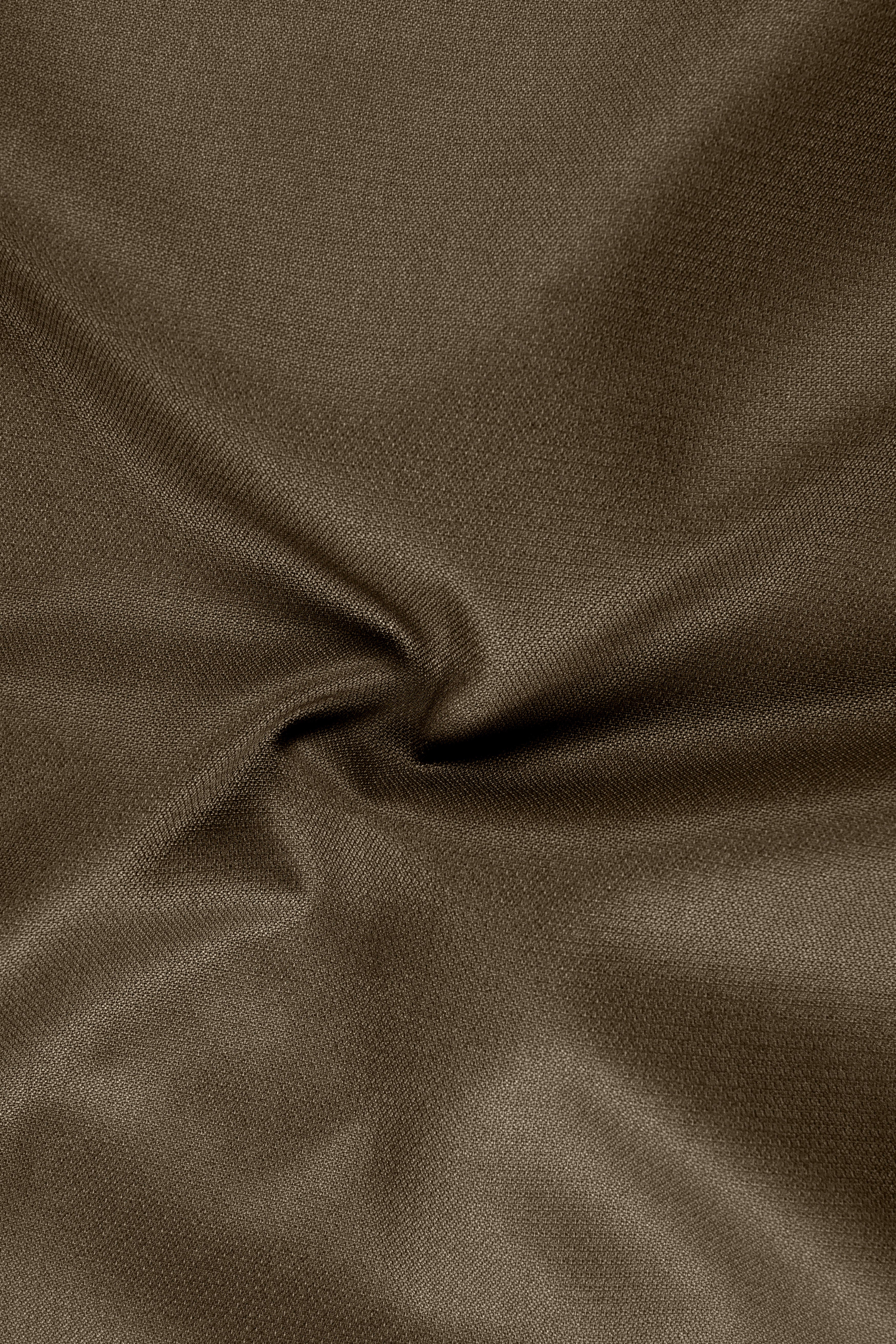 Vireo-Taupe Brown Diamond Textured Wool Rich Slight Stretch Single Breasted Blazer